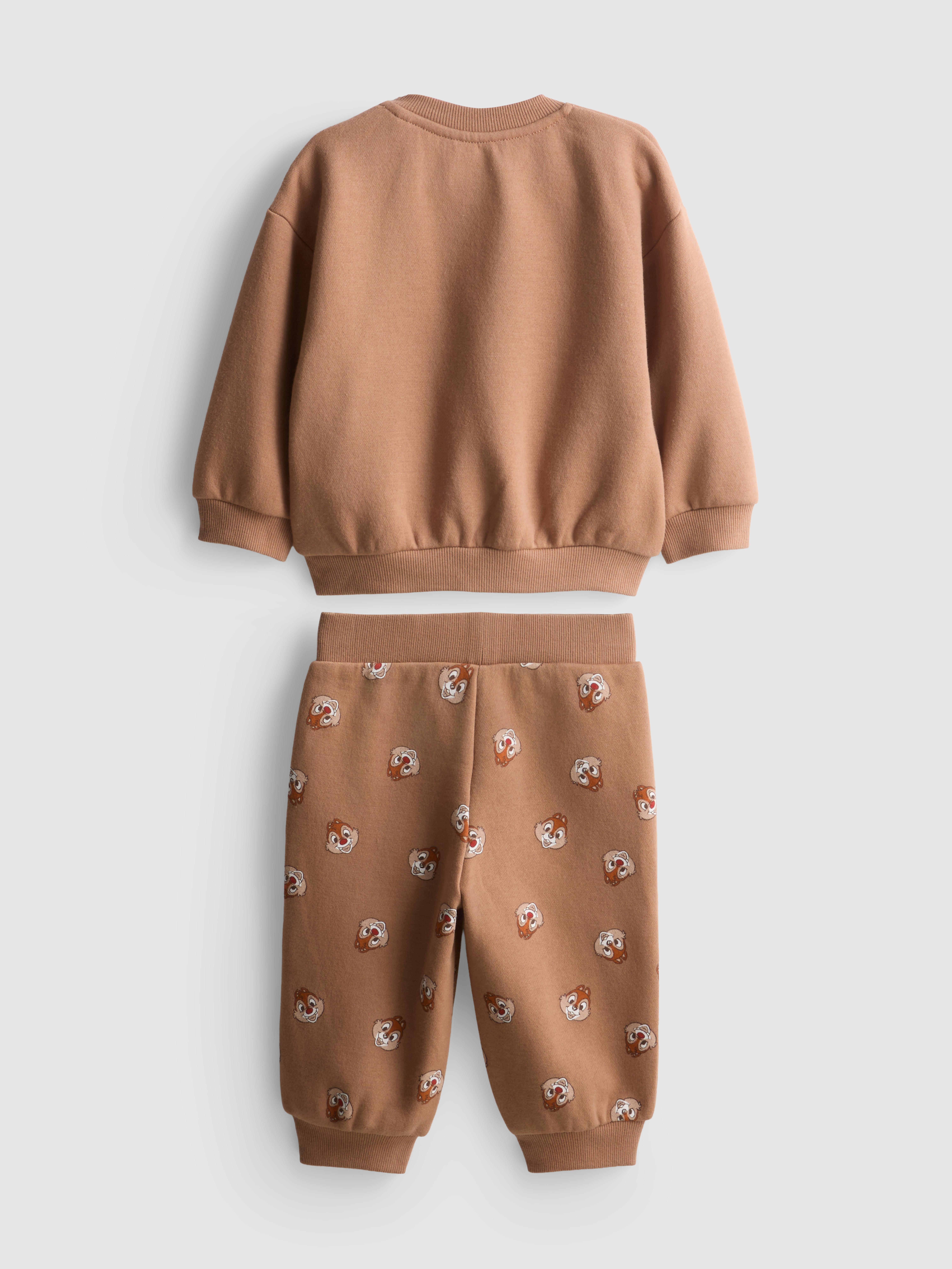 0-18mths | Disney’s Chip and Dale Sweatshirt and Joggers Newborn Set
