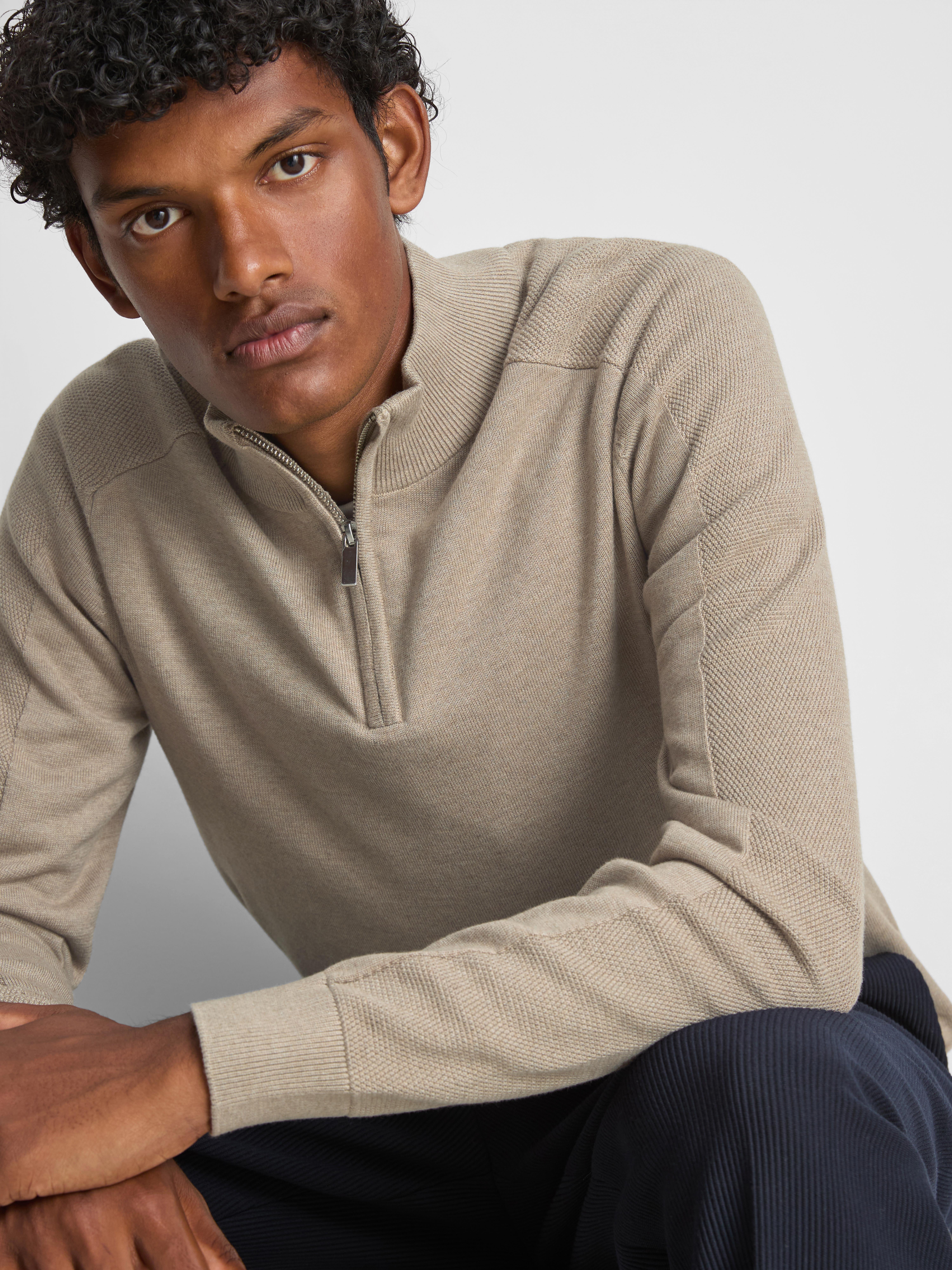 „The Edit“ Pullover mit Viertelreißverschluss