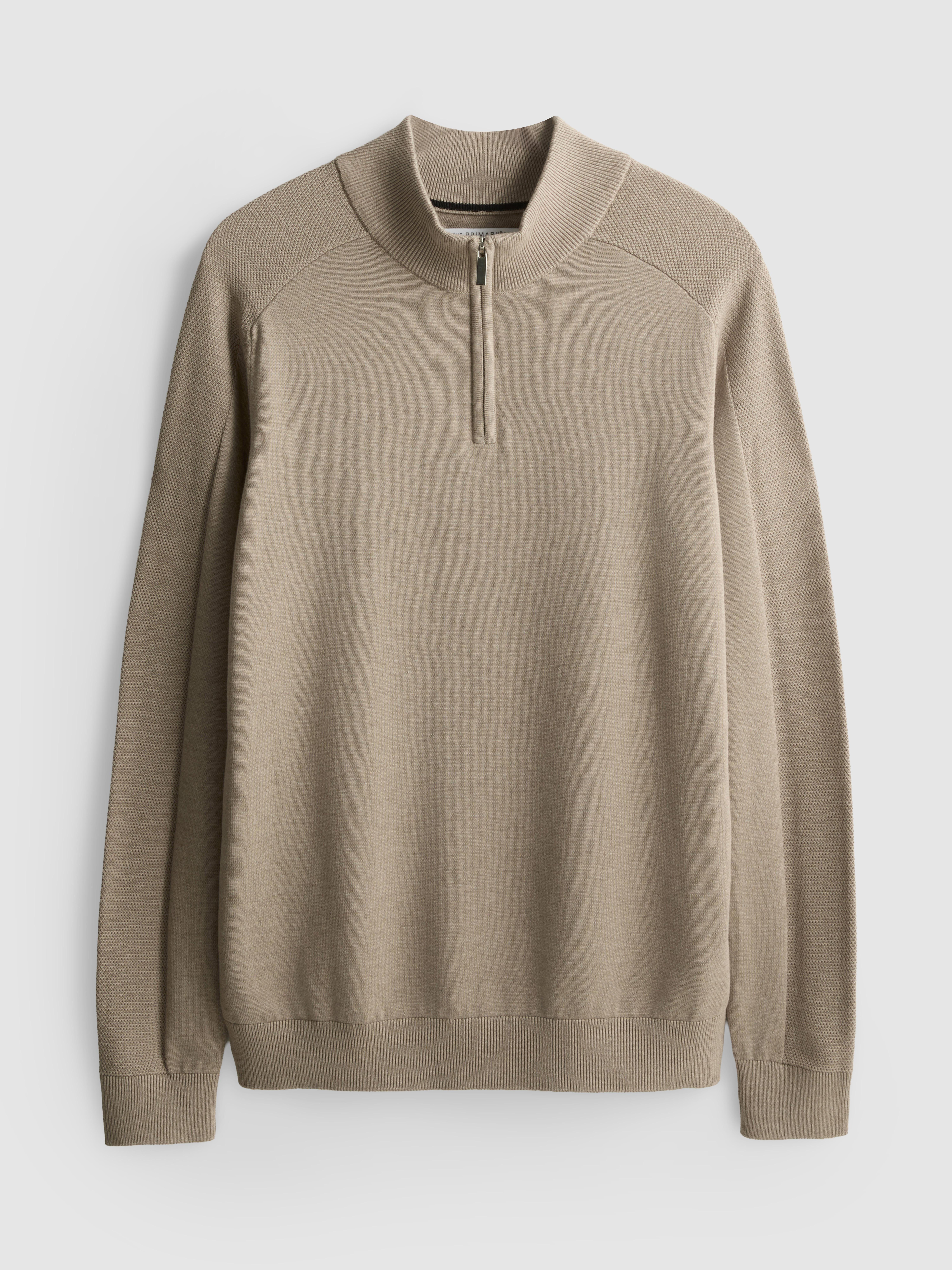 „The Edit“ Pullover mit Viertelreißverschluss