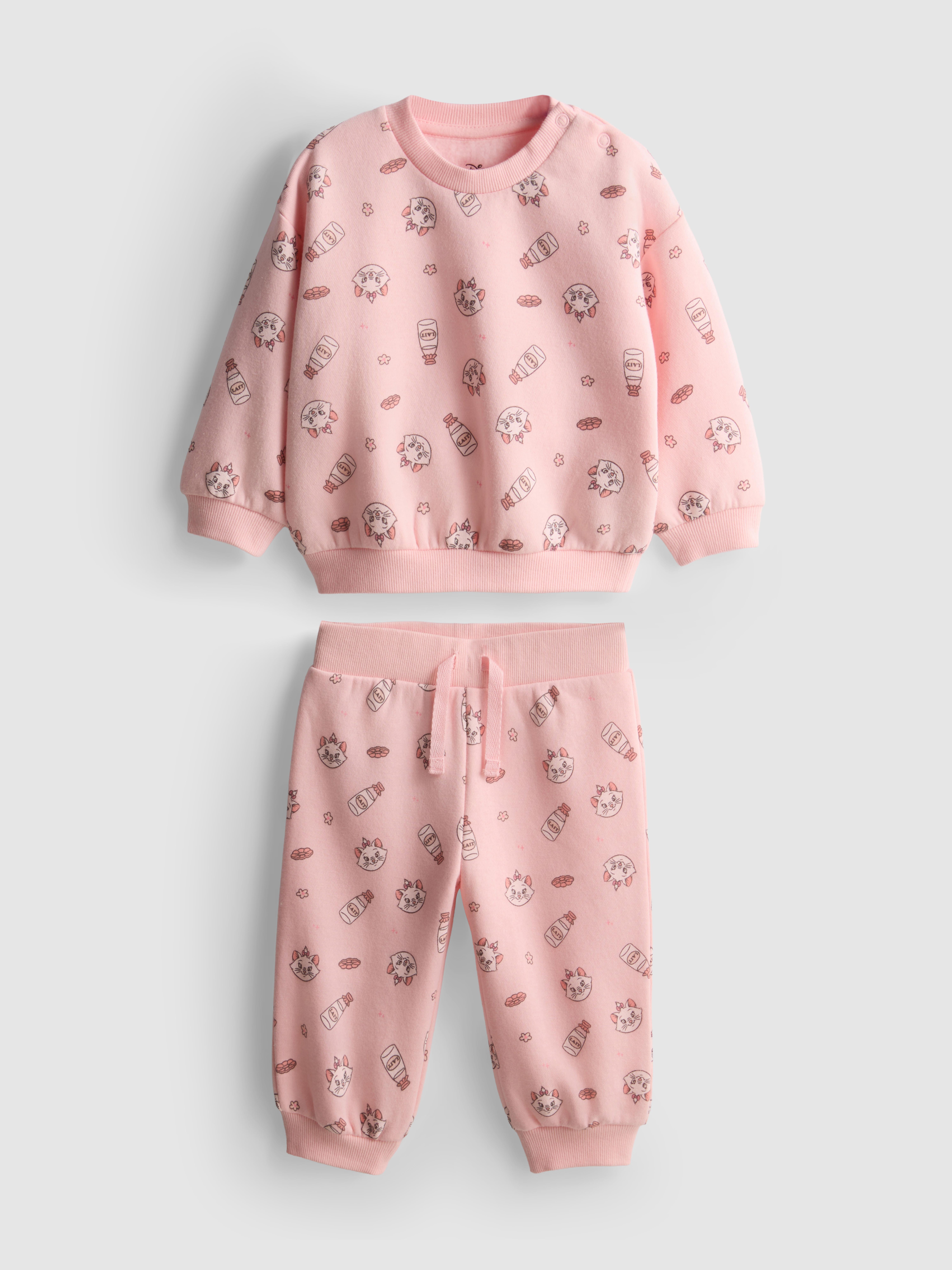 0-18mths | Disney’s The Aristocats Marie Sweatshirt and Joggers Newborn Set