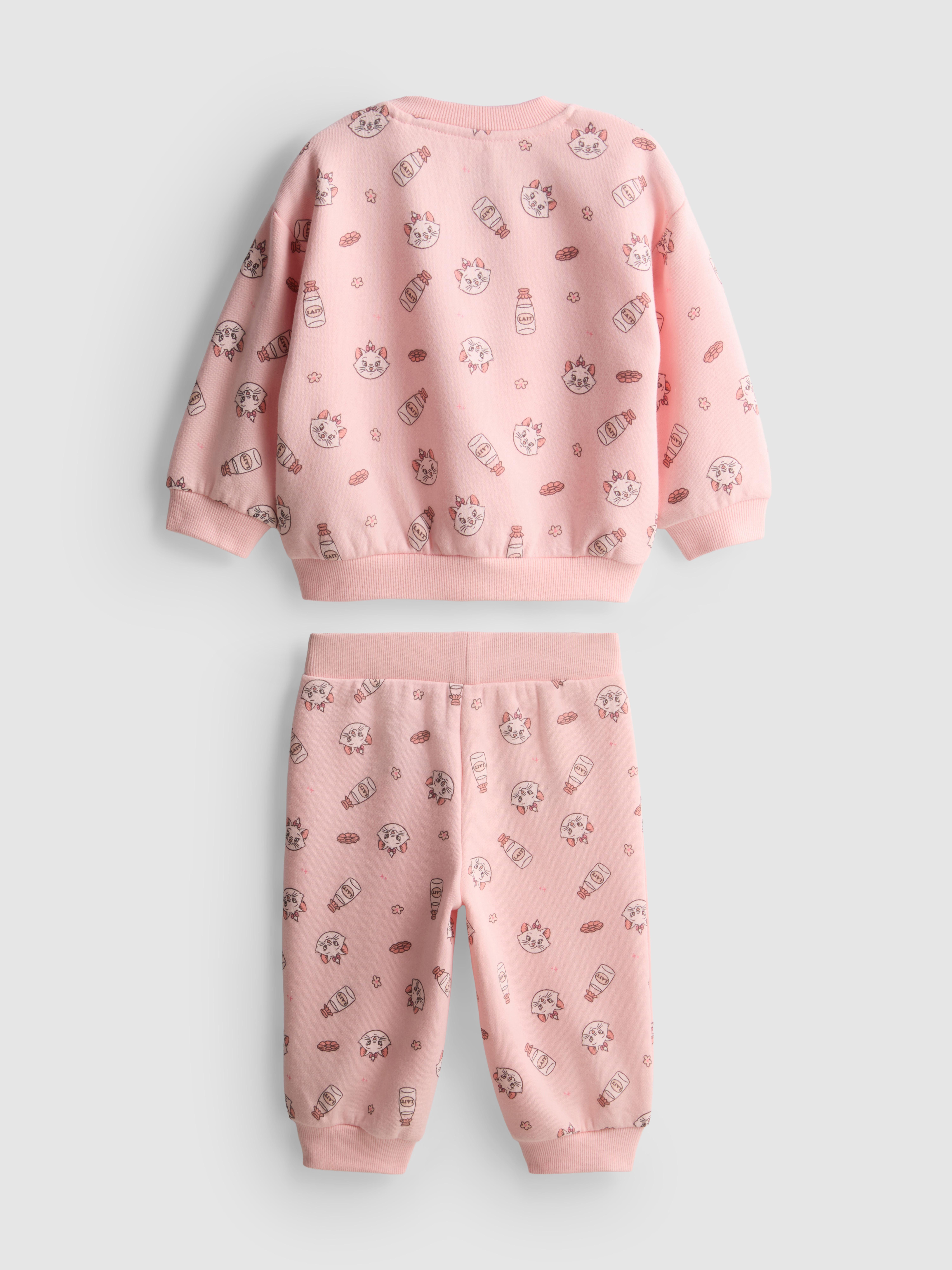 0-18mths | Disney’s The Aristocats Marie Sweatshirt and Joggers Newborn Set