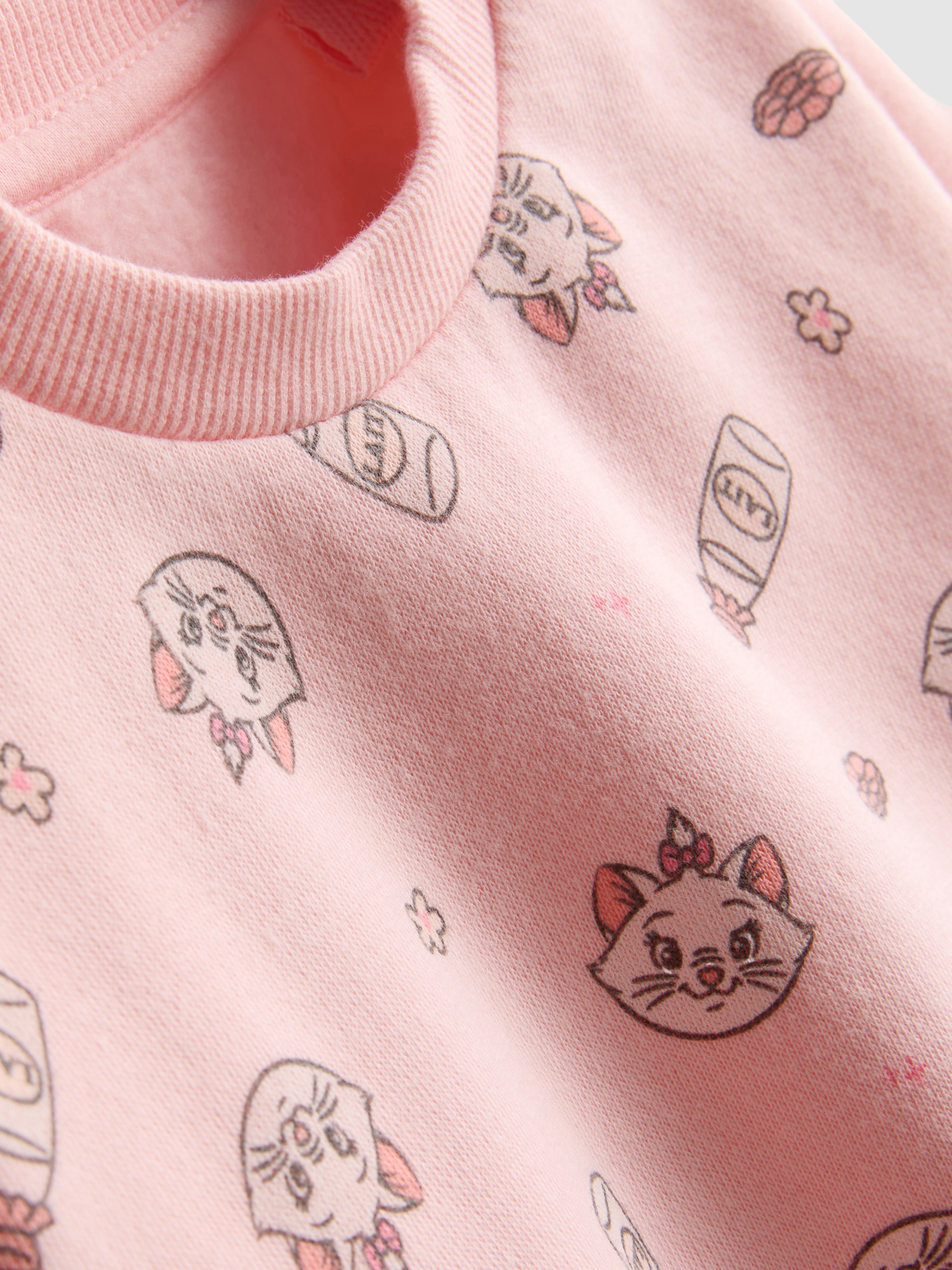 0-18mths | Disney’s The Aristocats Marie Sweatshirt and Joggers Newborn Set