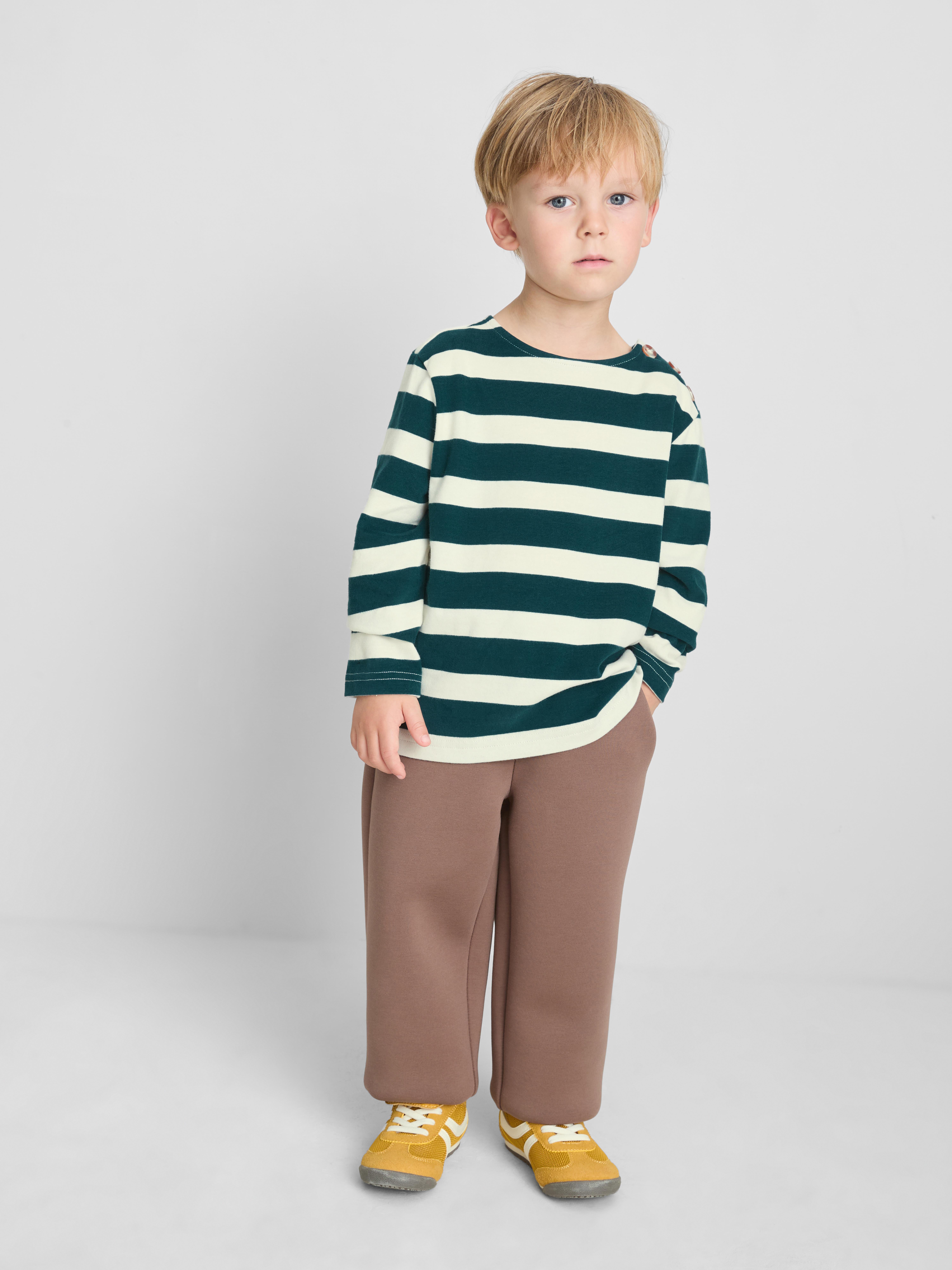 1–12 Jahre | „The Edit“ Langarmshirt aus reiner Baumwolle mit Streifen