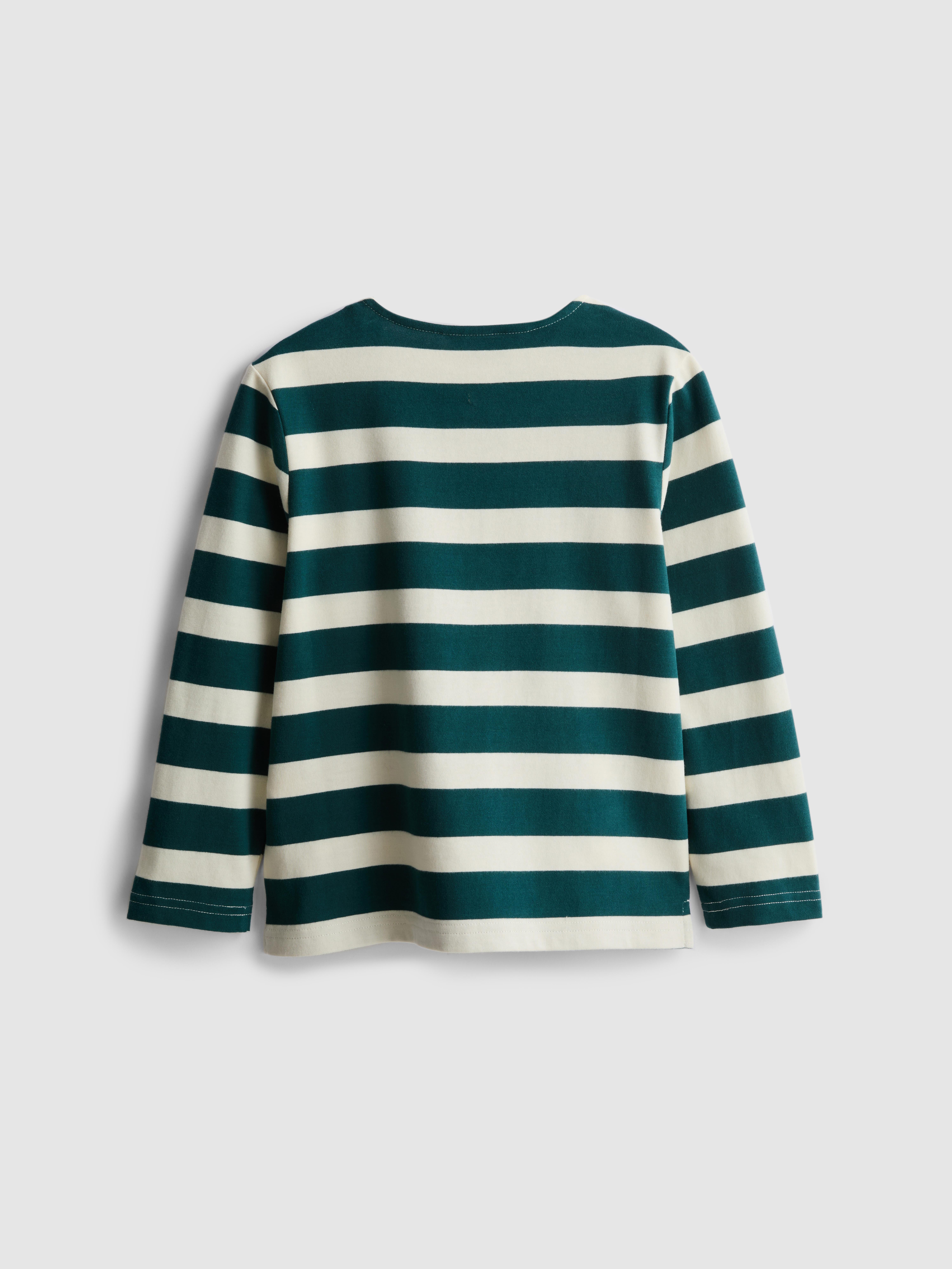1-12yrs | The Edit Pure Cotton Stripe Long-Sleeve T-Shirt