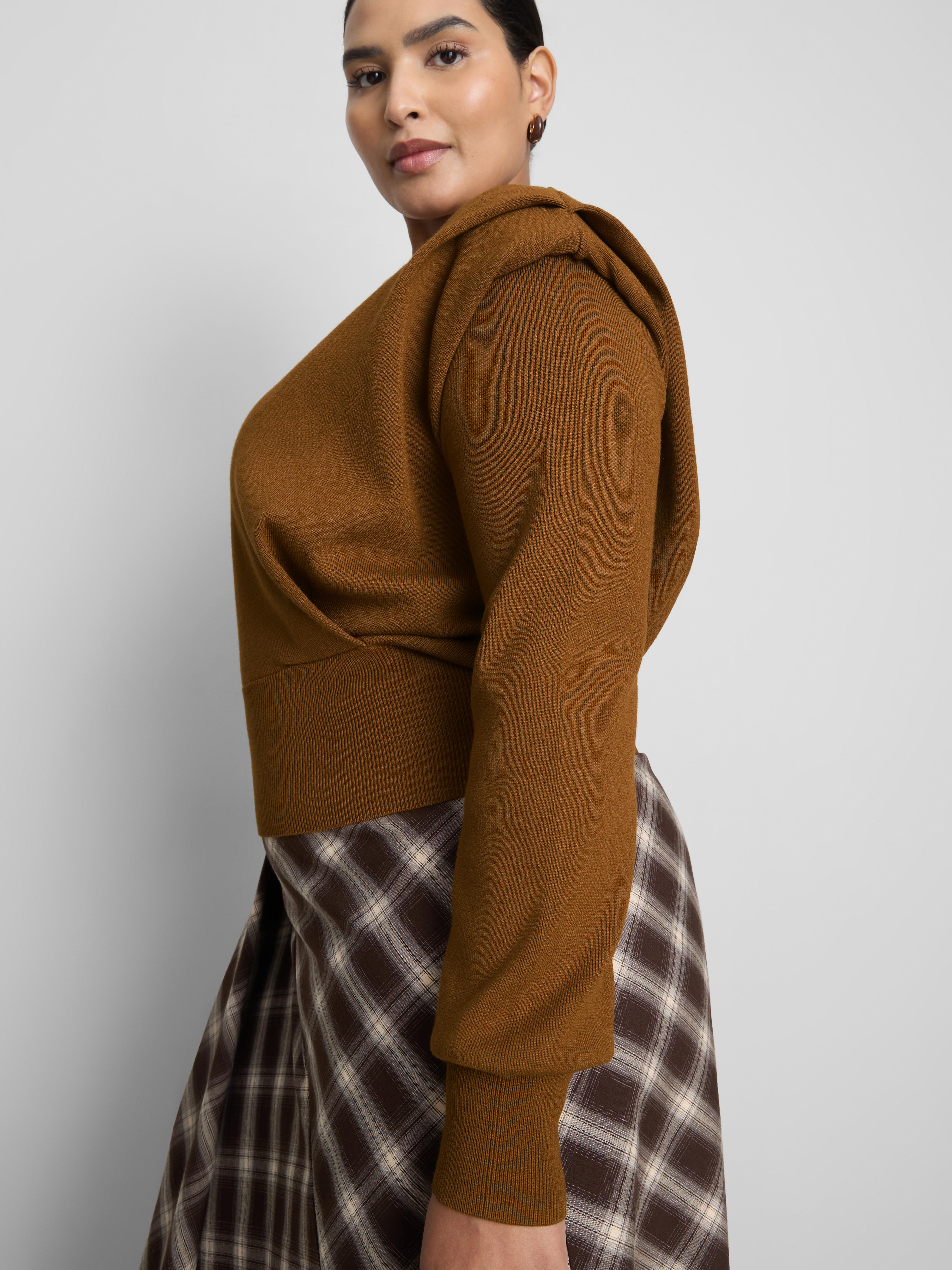 By Coleen Structured Shoulder Jumper