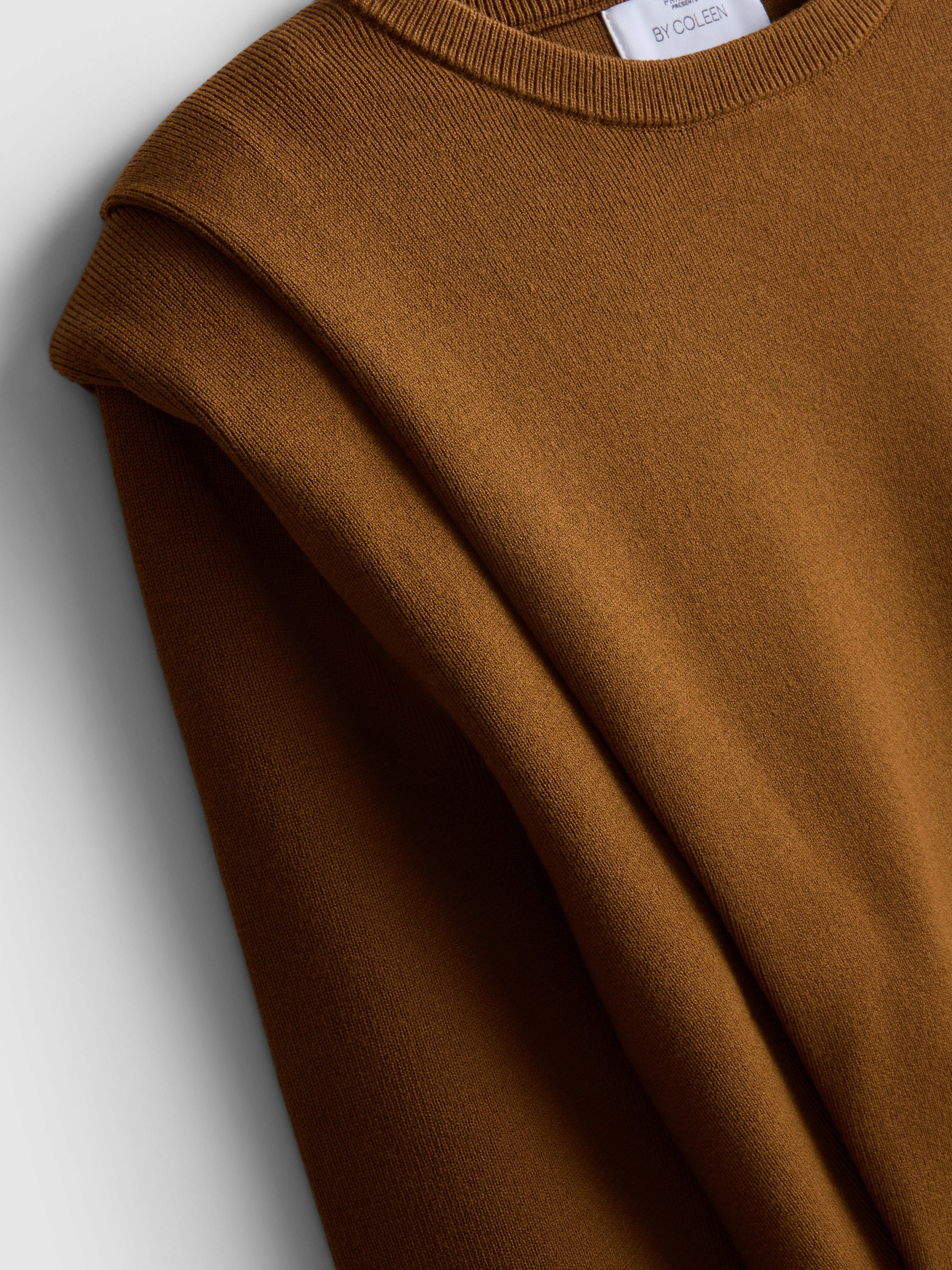 By Coleen Structured Shoulder Jumper