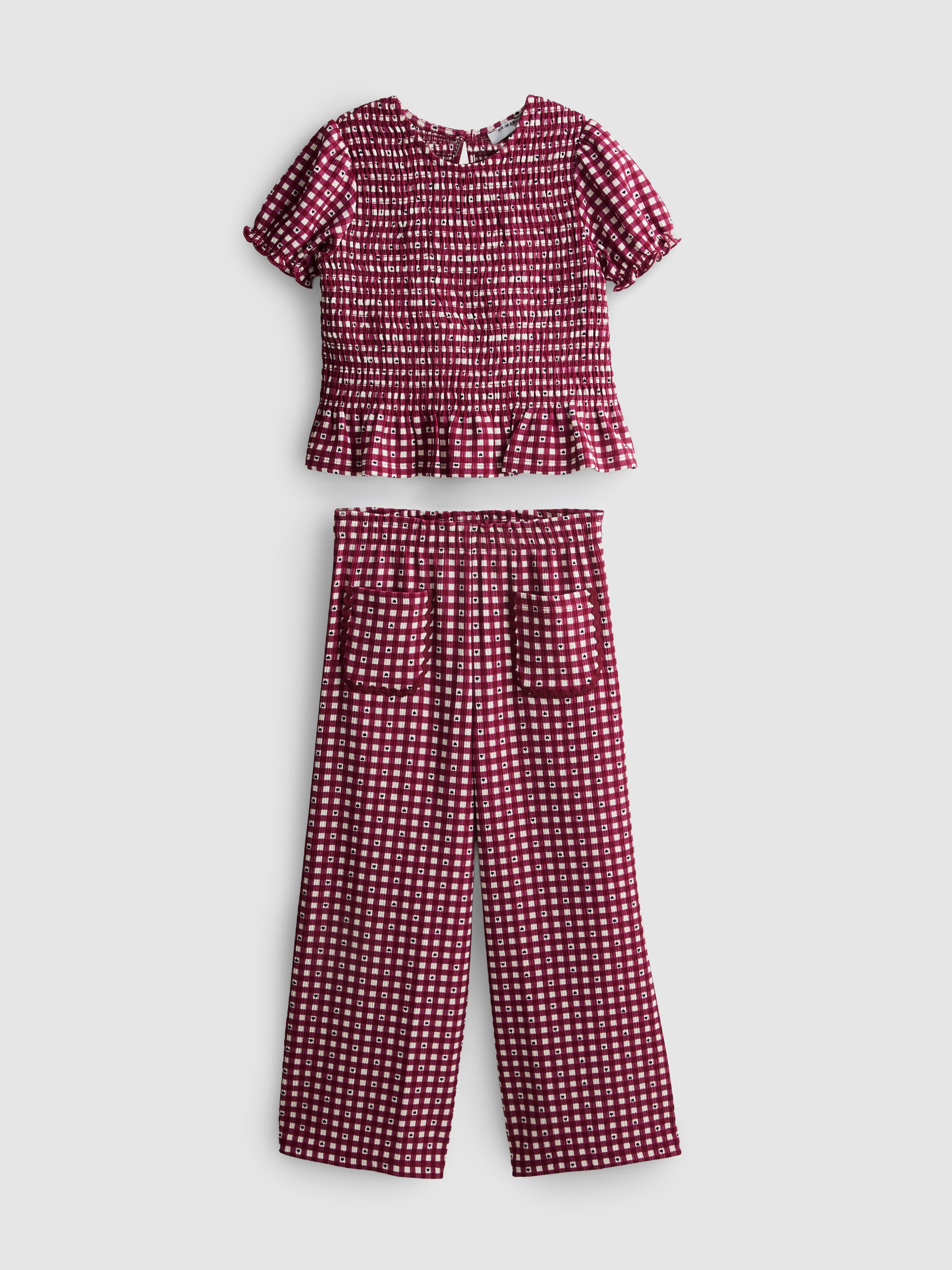 1-9yrs | Ruffle Blouse and Pants Set