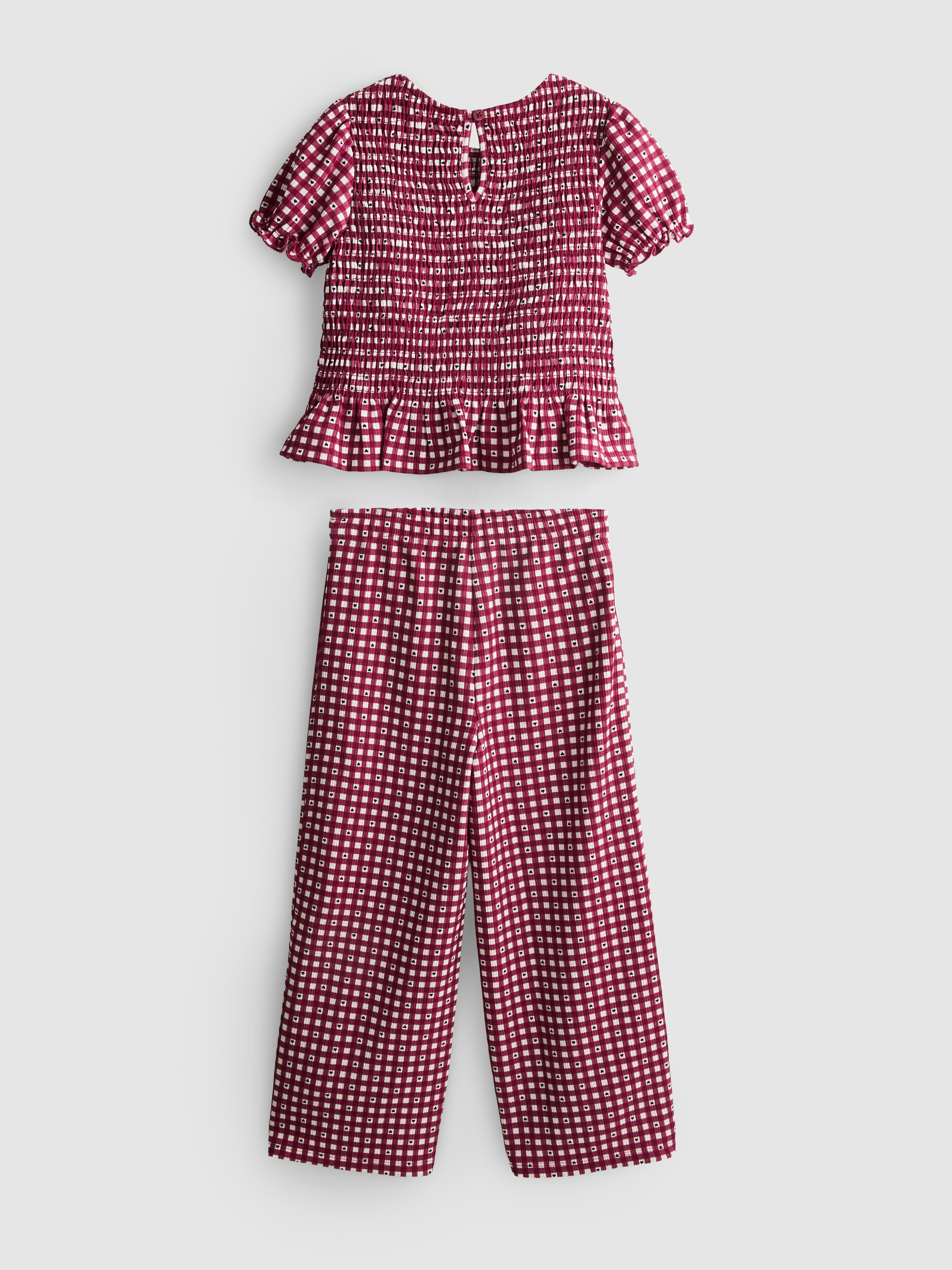 1-9yrs | Ruffle Blouse and Pants Set