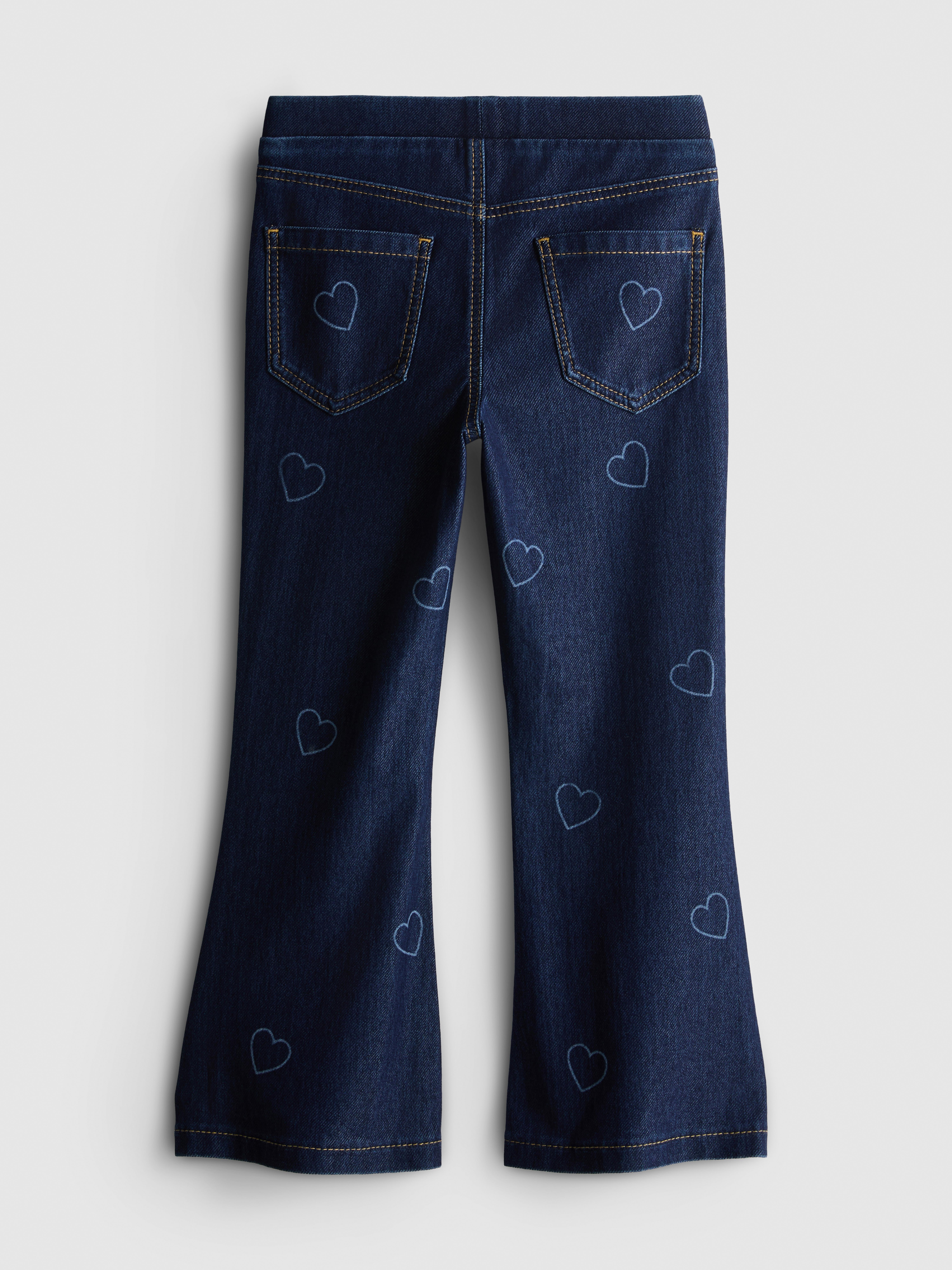 1-9yrs | Cotton-Rich Printed Flare Jeans