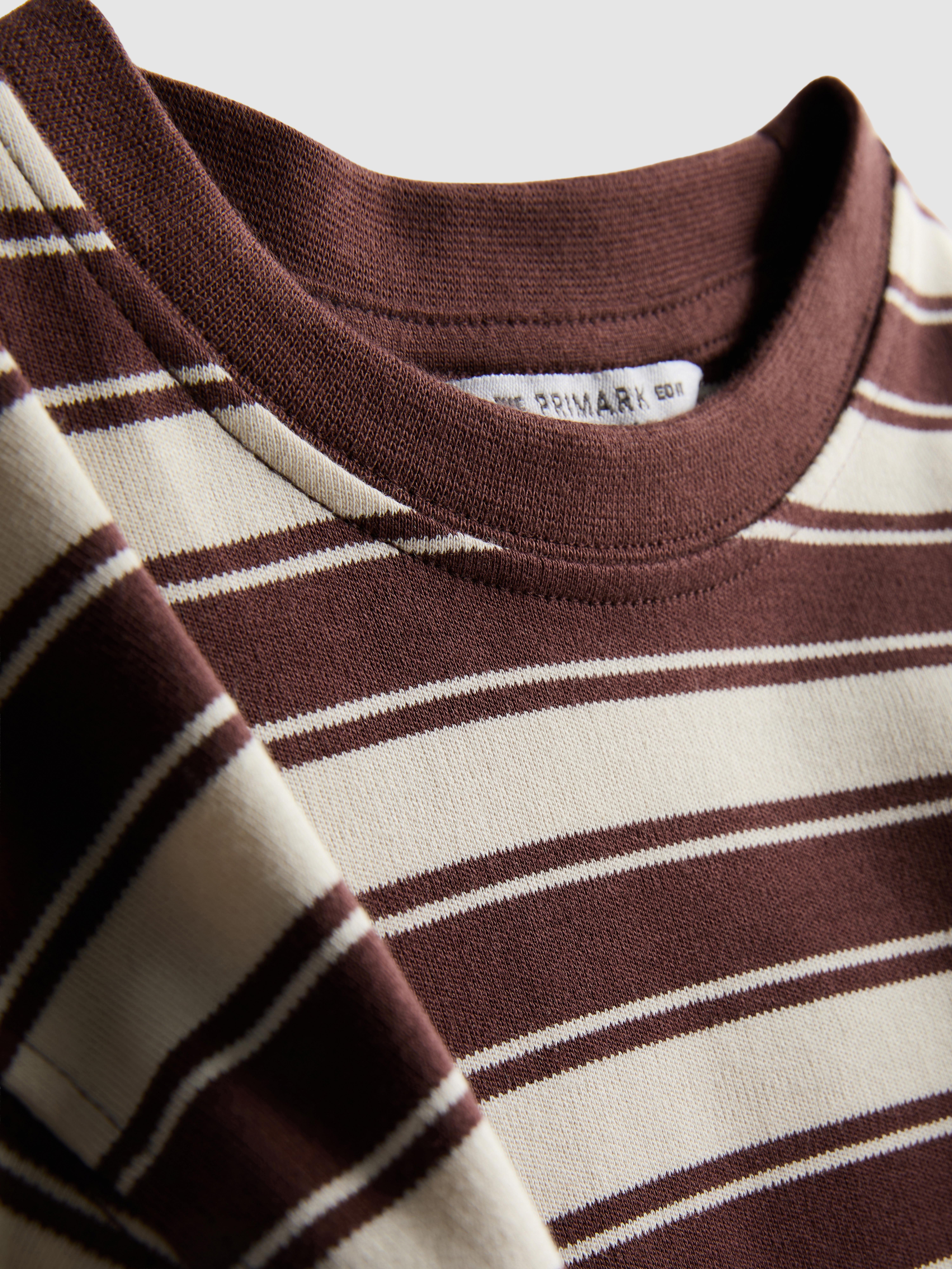 1-12yrs | The Edit Pure Cotton Stripe Long-Sleeve T-Shirt