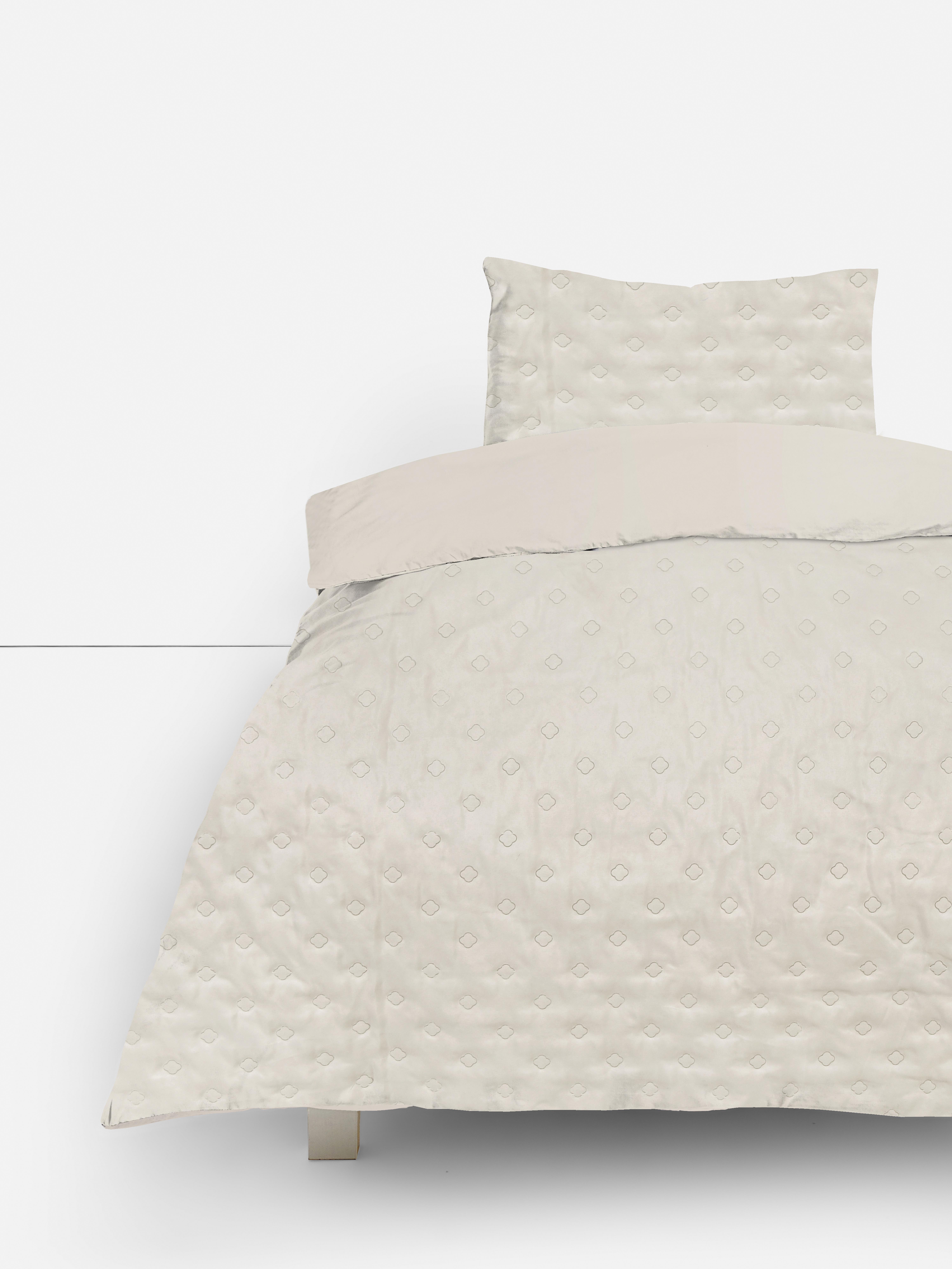 Textured Pinsonic Single Duvet Cover Set