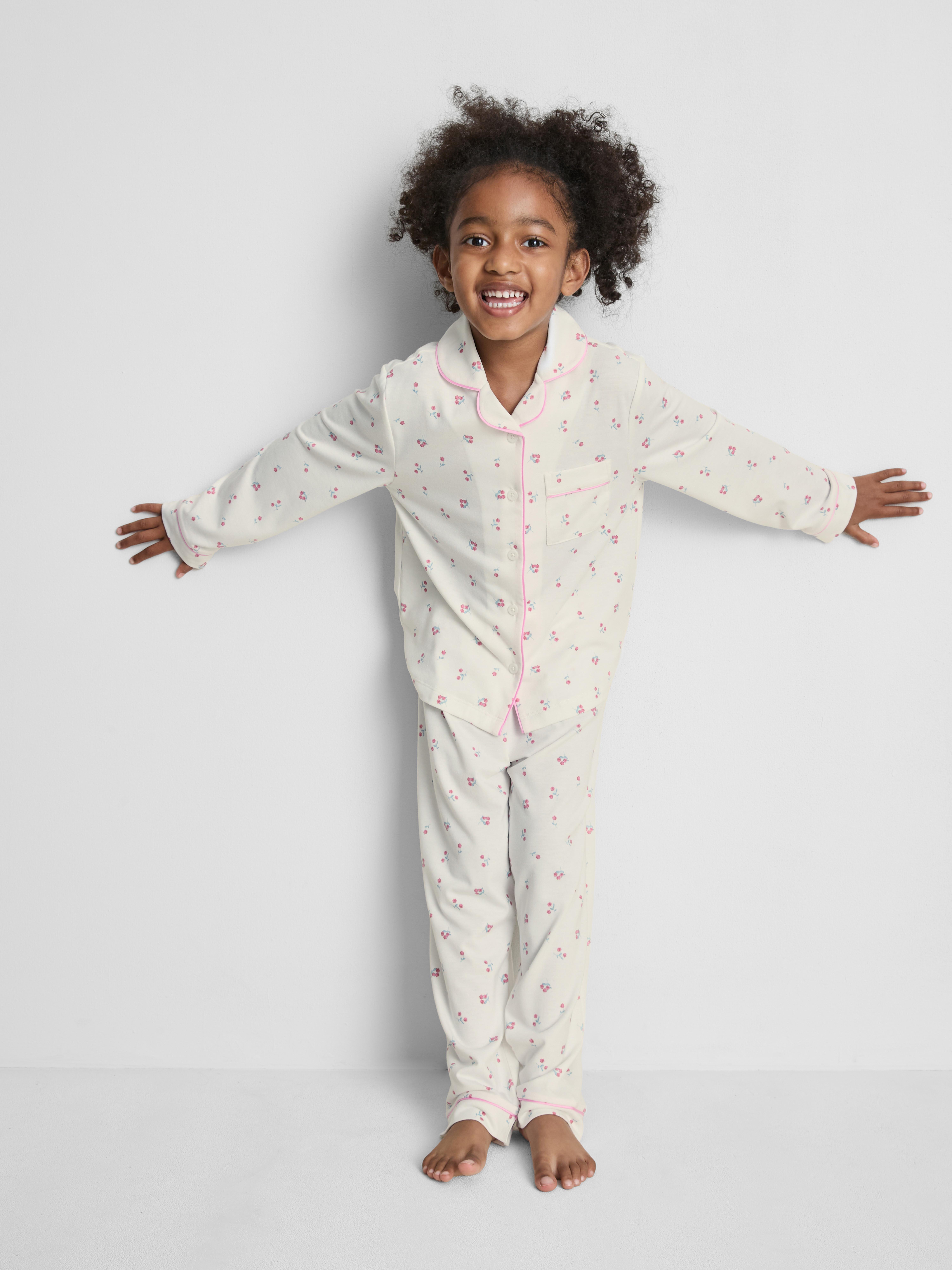 1–15 ans | Pyjama chemise à motif floral