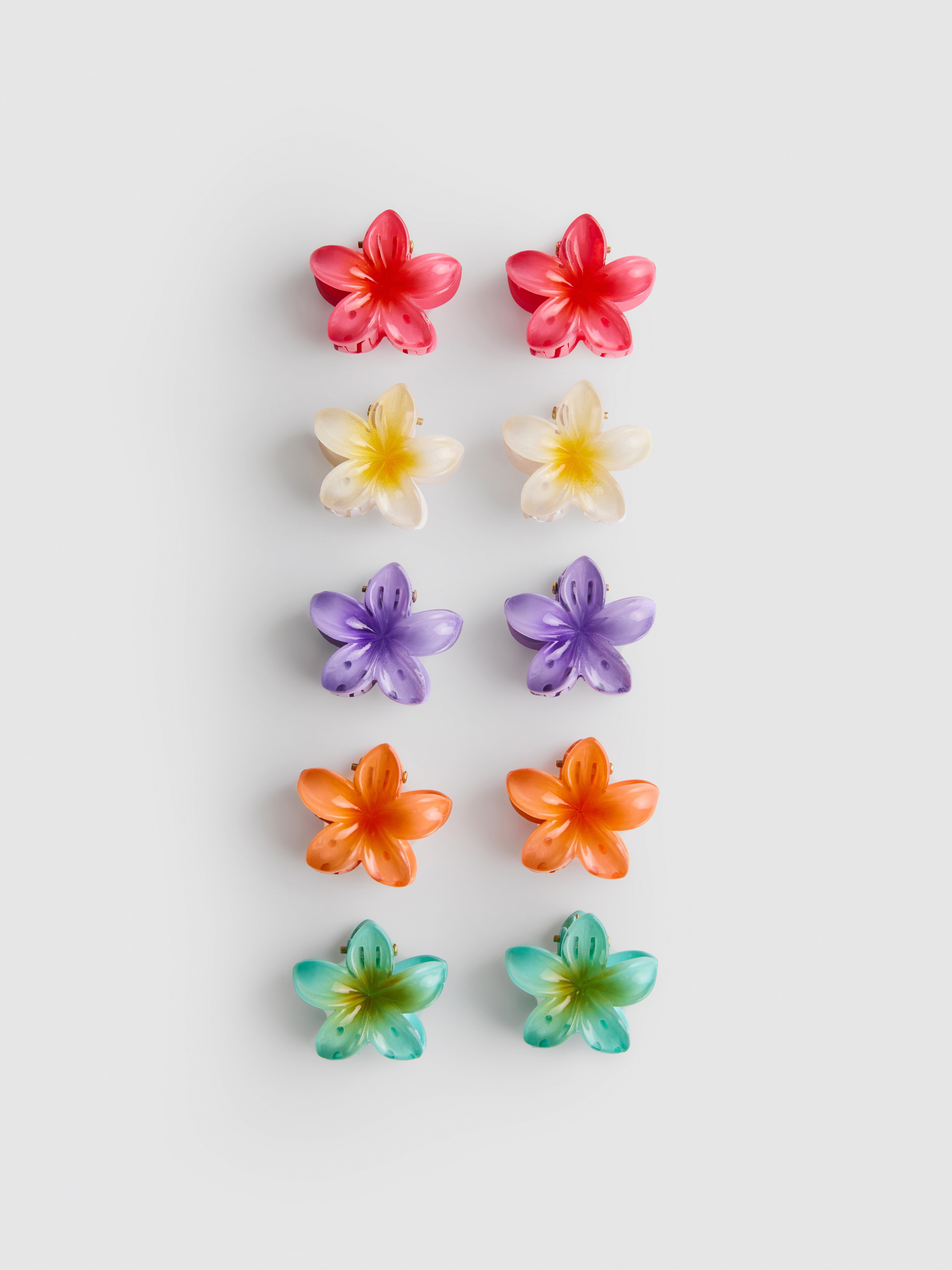 10pk Flower Hair Clips