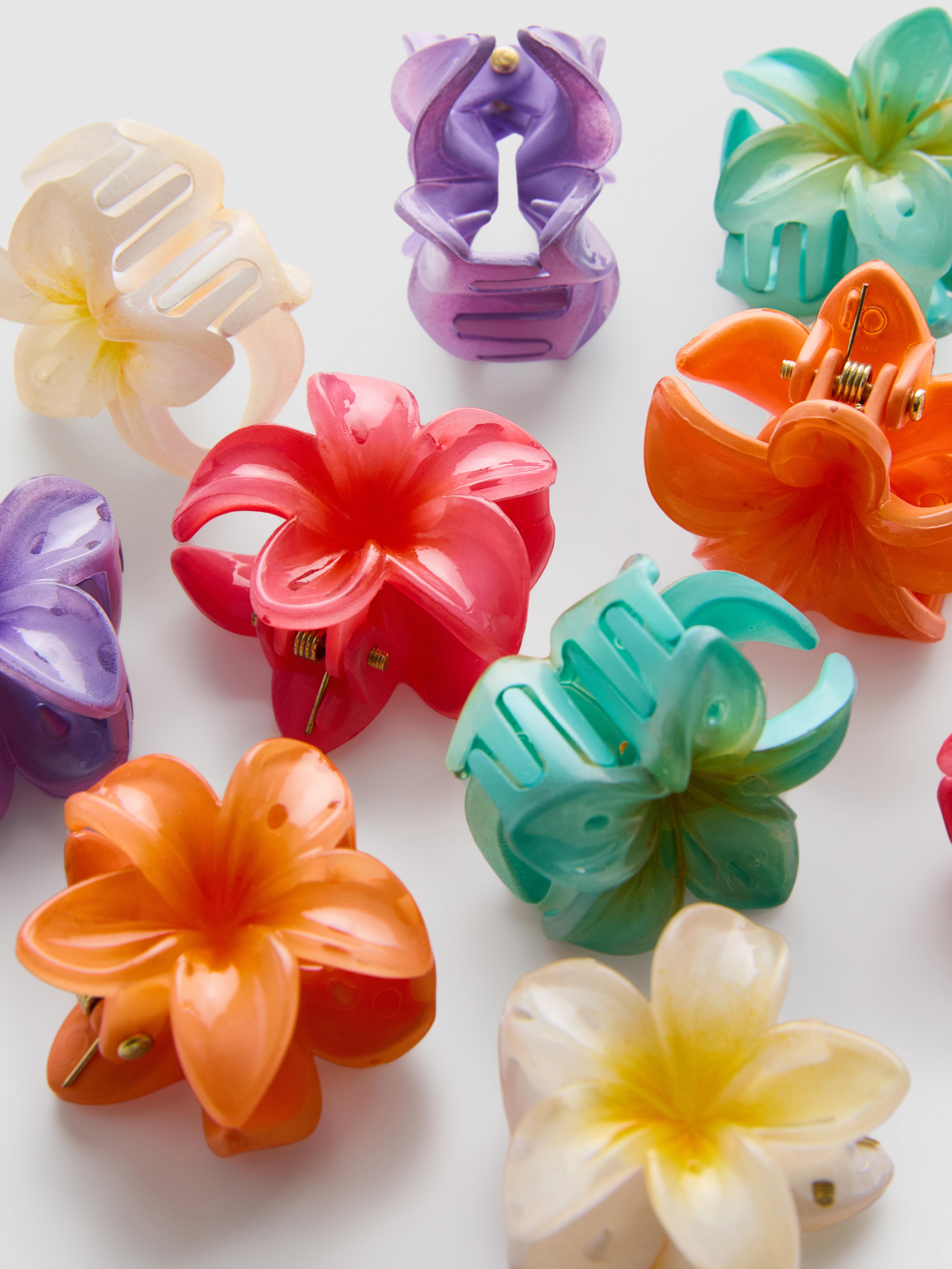 10pk Flower Hair Clips