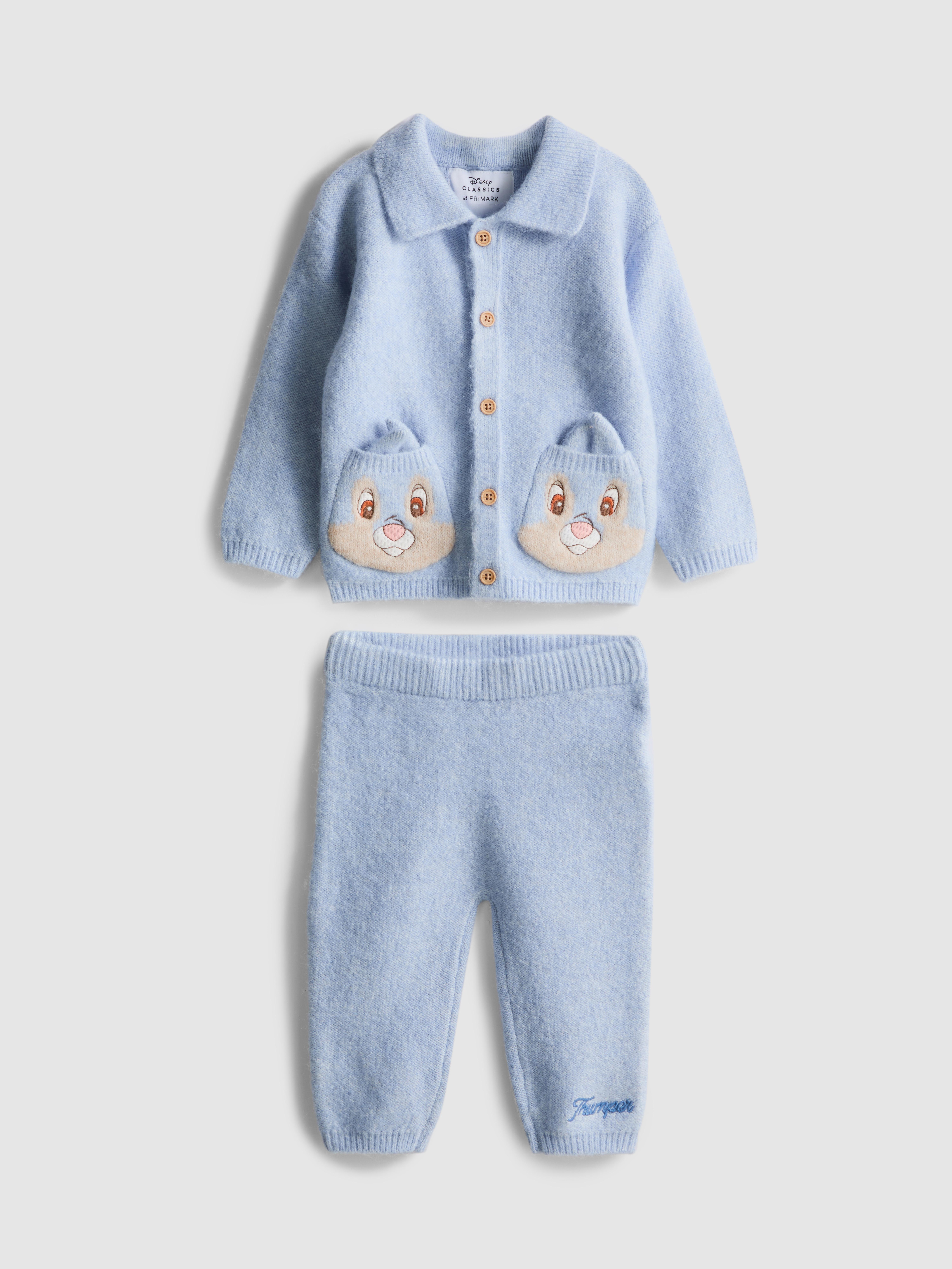0-18mths | Disney's Bambi Thumper Knit Cardigan and Pants