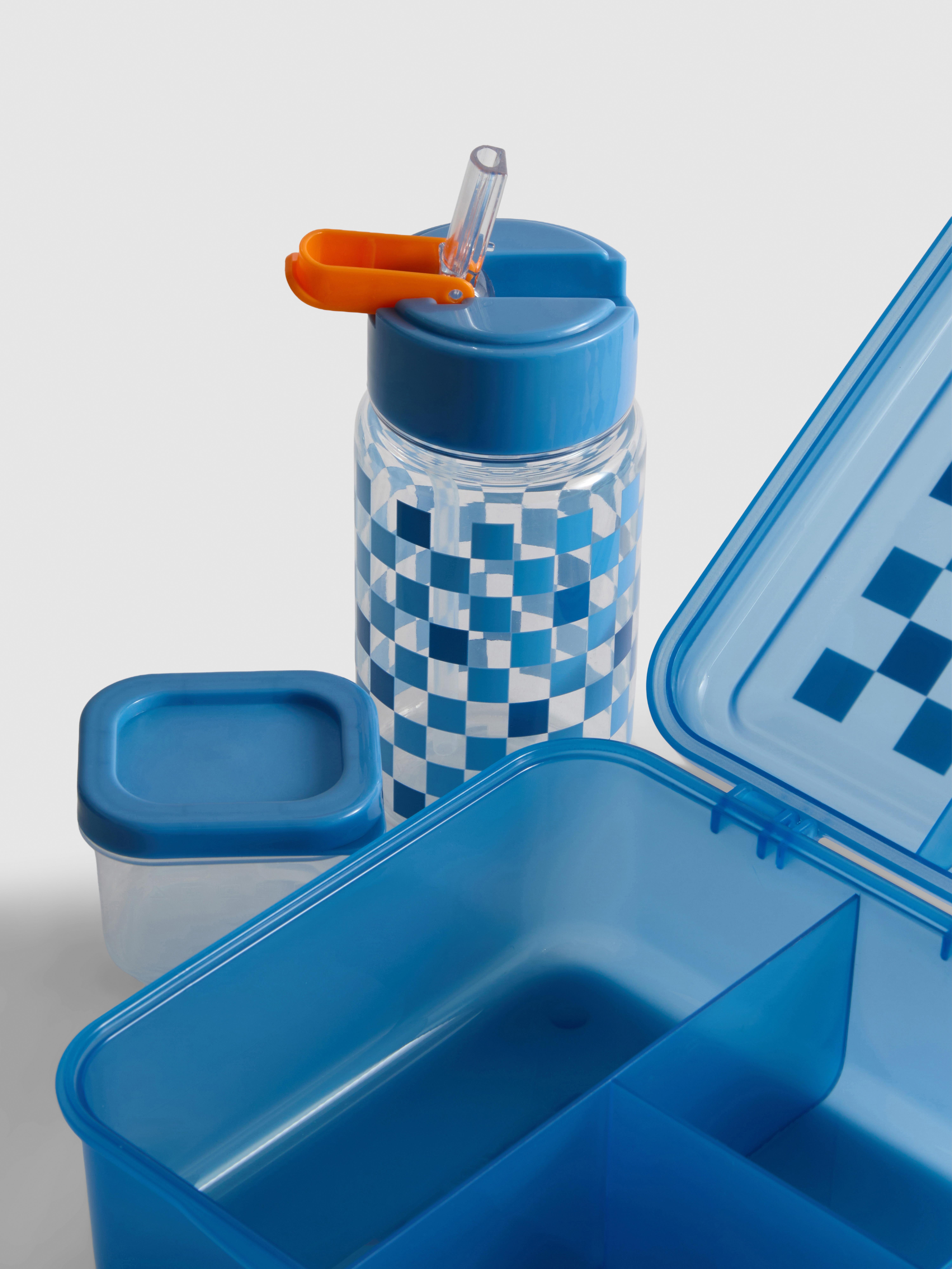 Set van lunchbox en fles