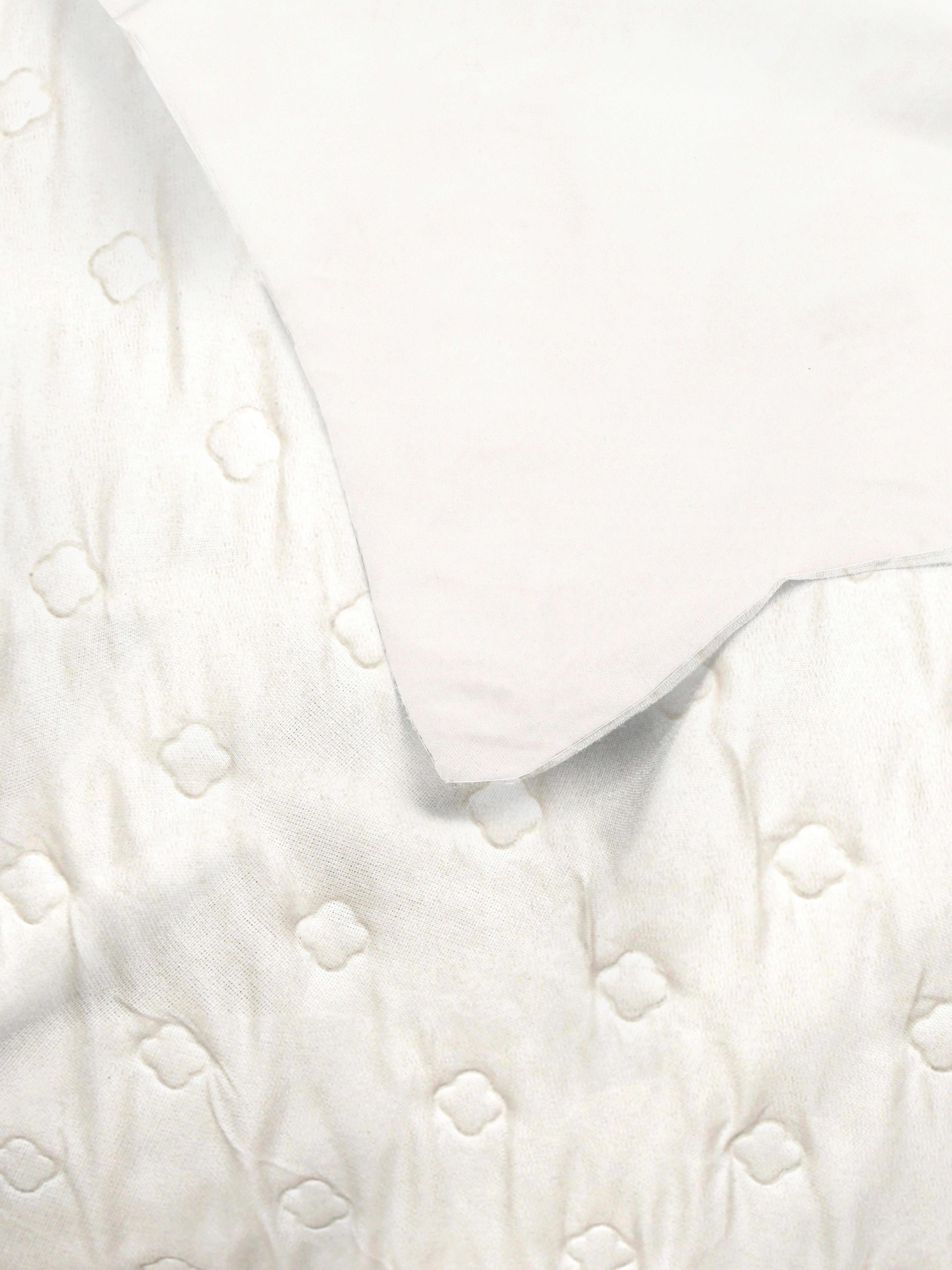 Textured Pinsonic Super King Duvet Cover Set
