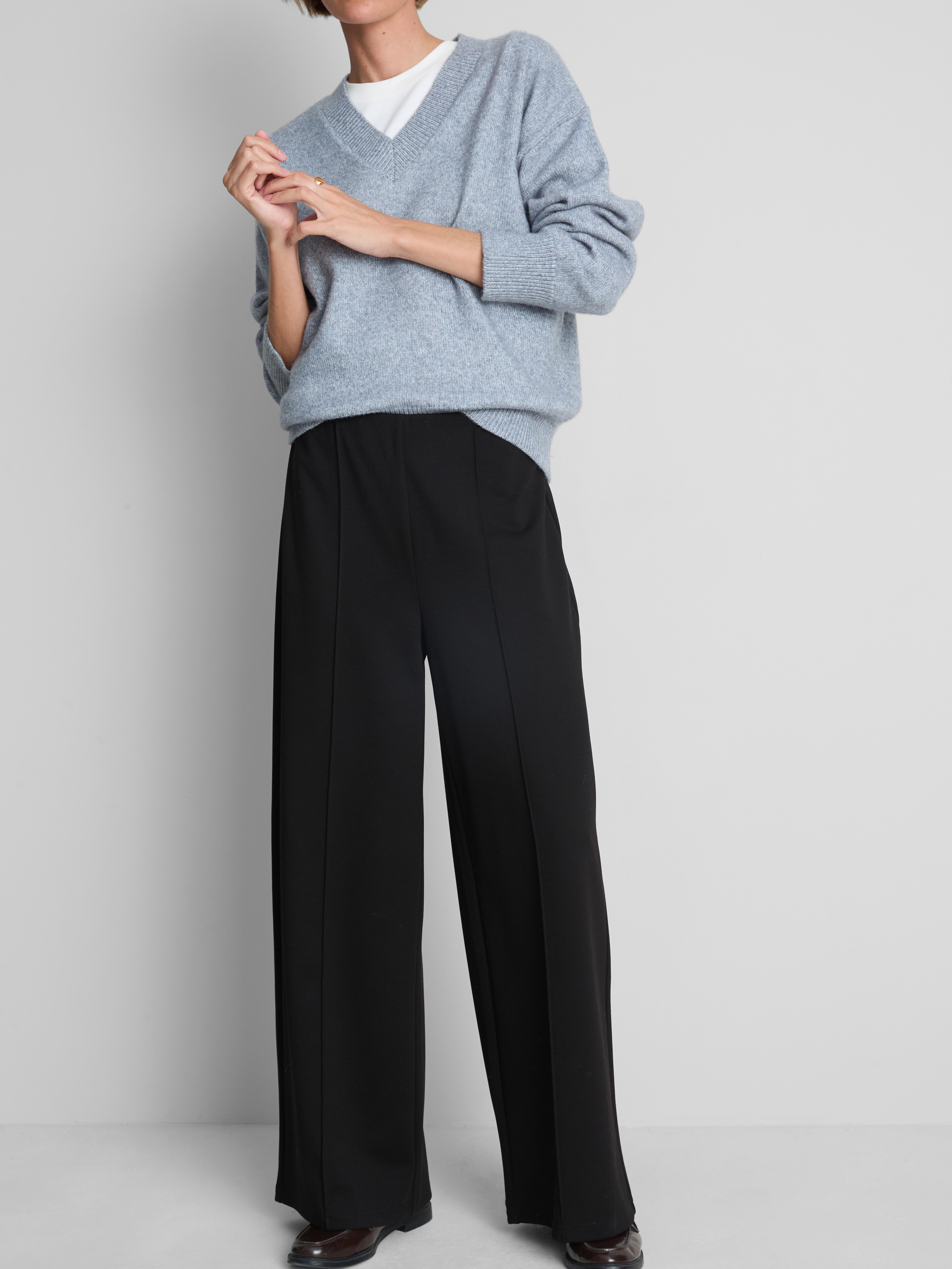 Ponte Wide Leg Pants