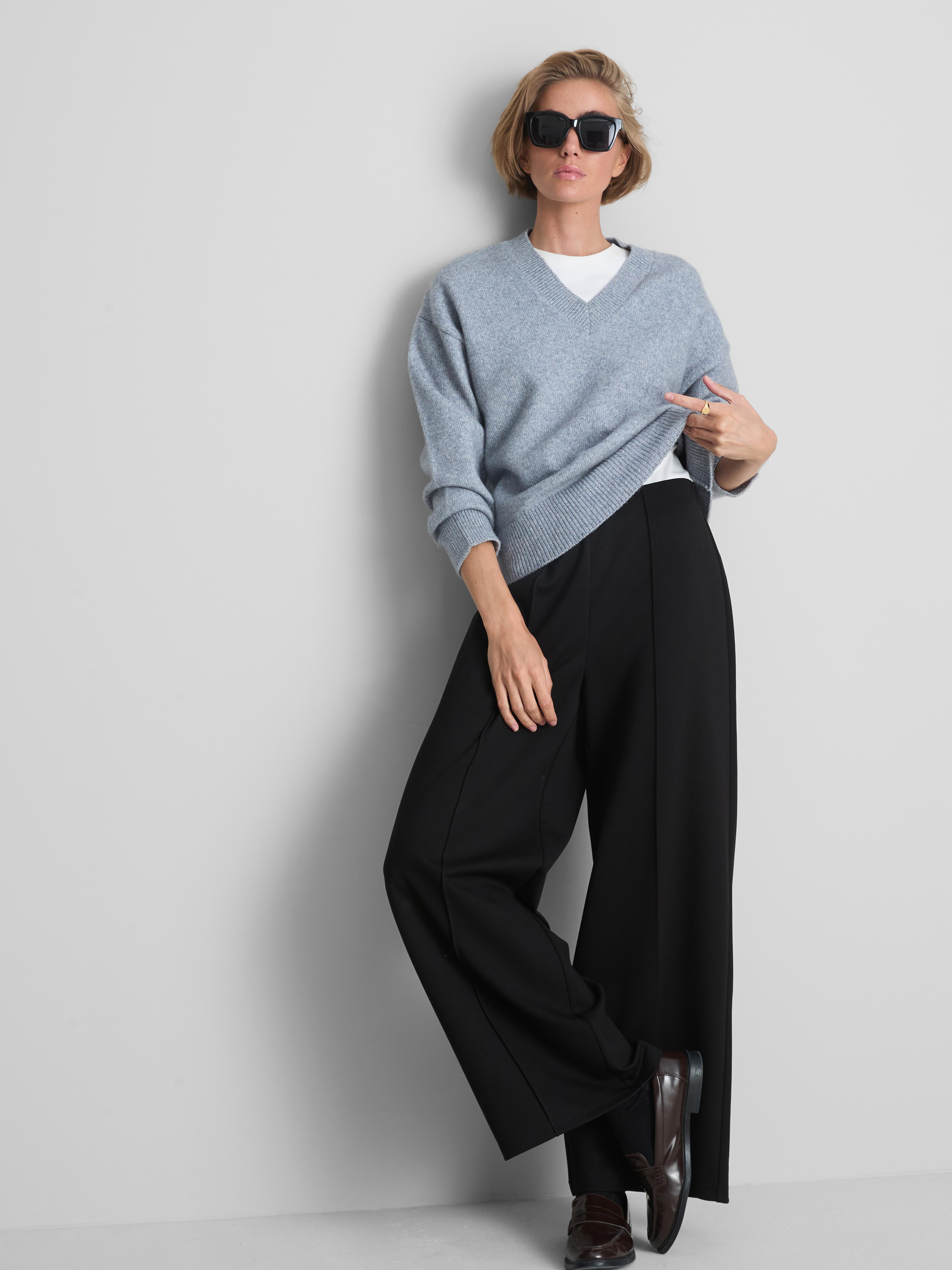 Ponte Wide Leg Pants