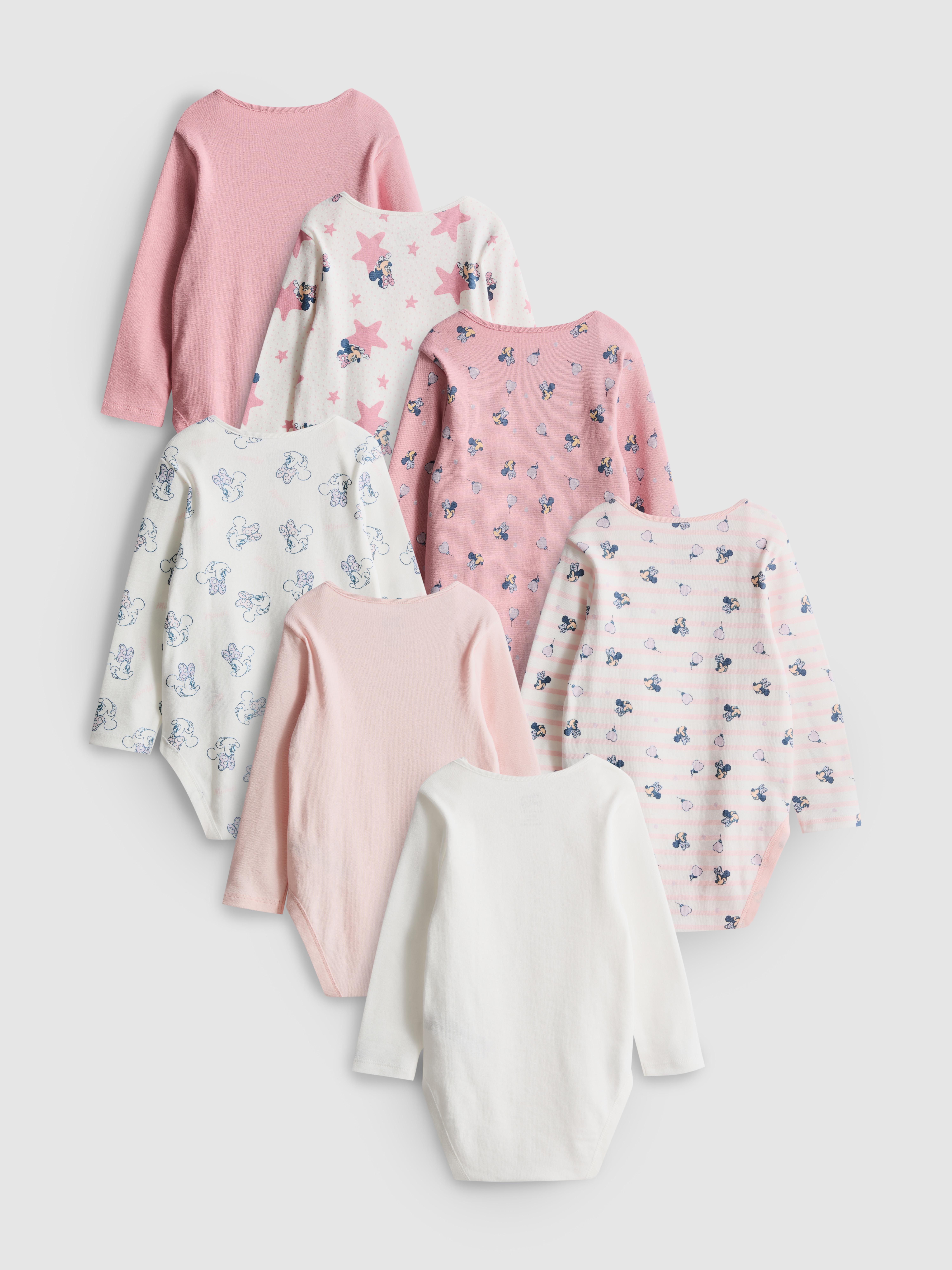 0-36mths | 7pk Disney’s Minnie Mouse Long-Sleeve Onesies