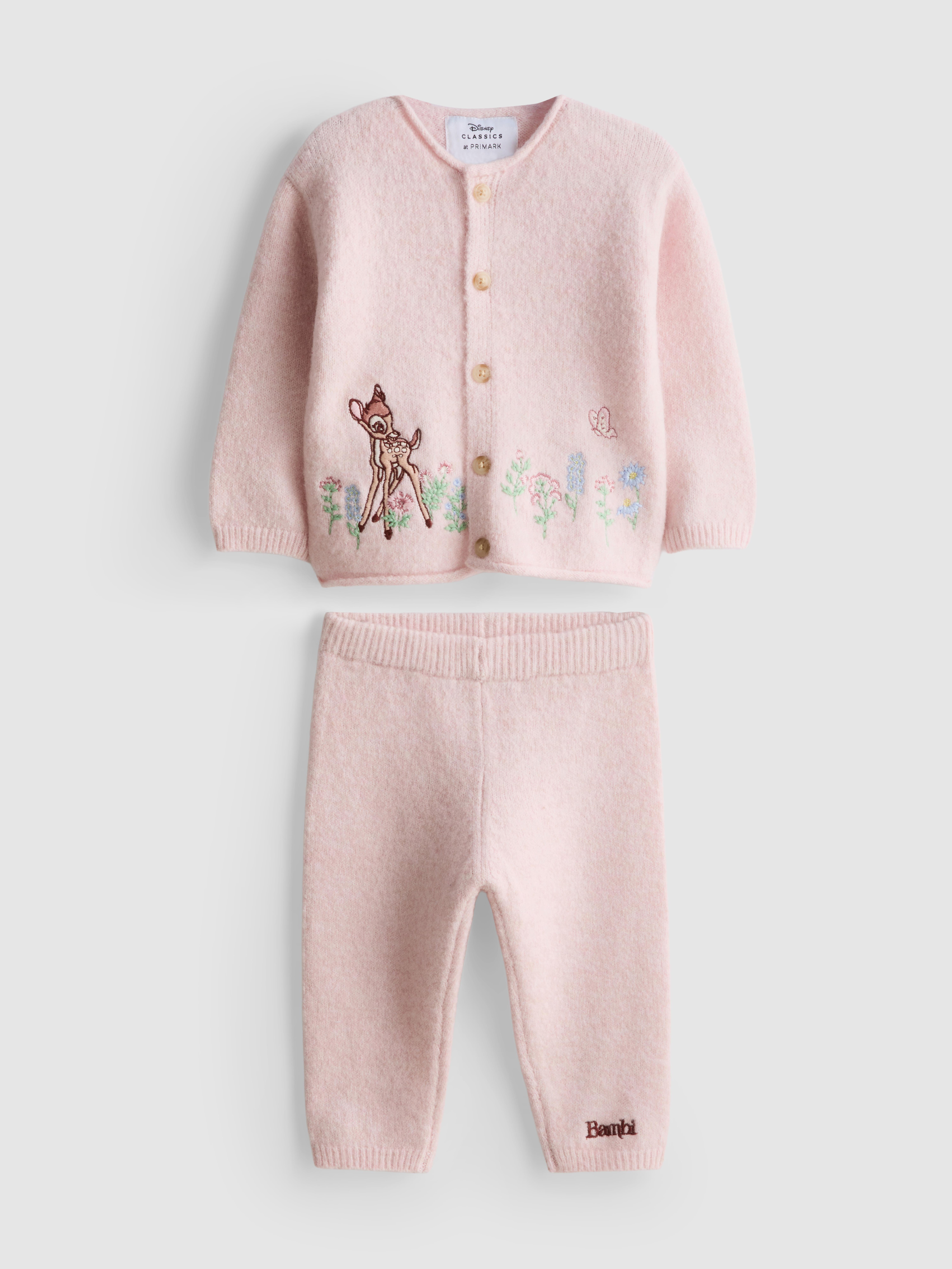 0-18mths | Disney’s Bambi Cardigan and Leggings Newborn Set