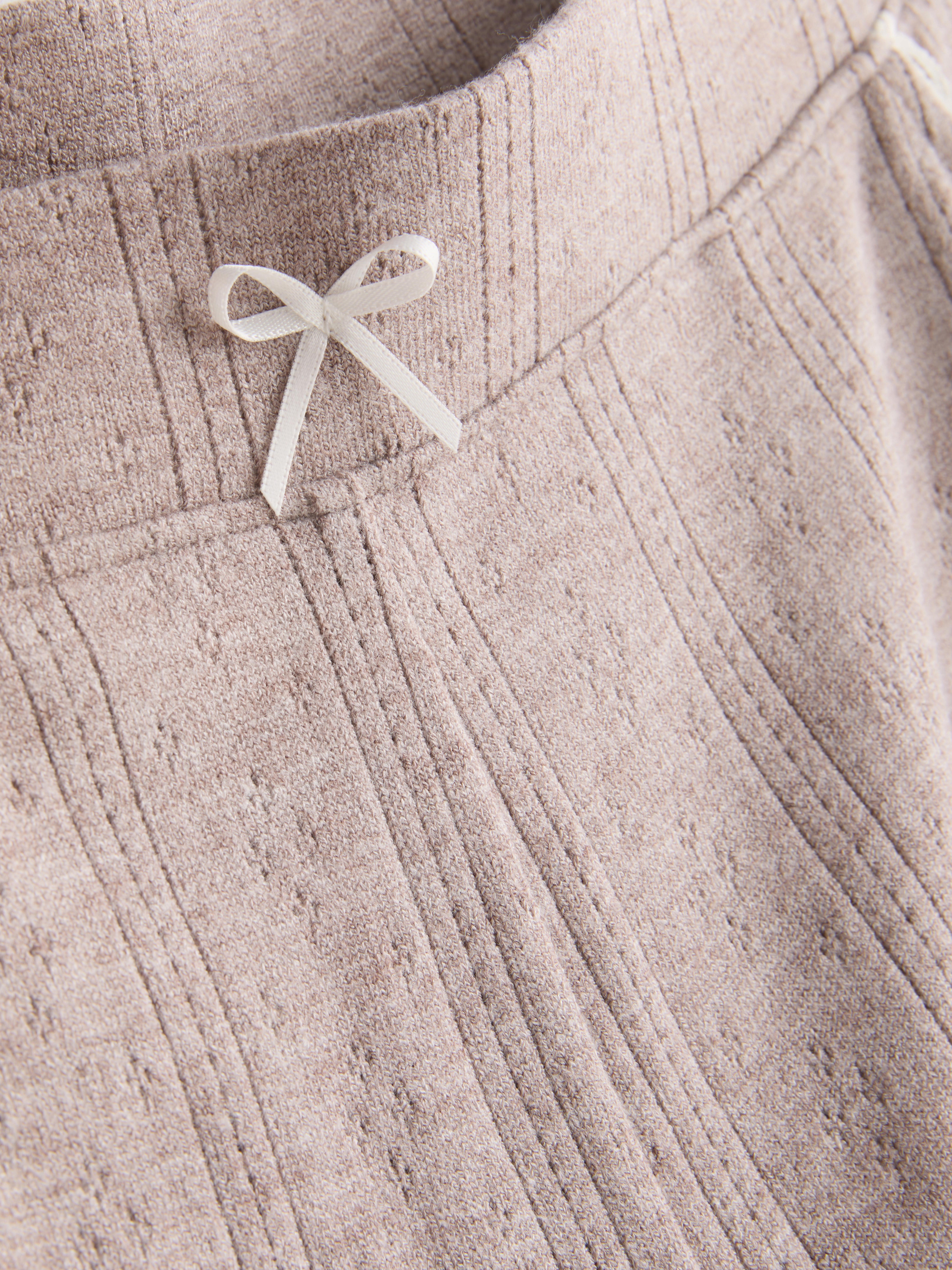Love To Lounge Lace Trim Pajama Bottoms