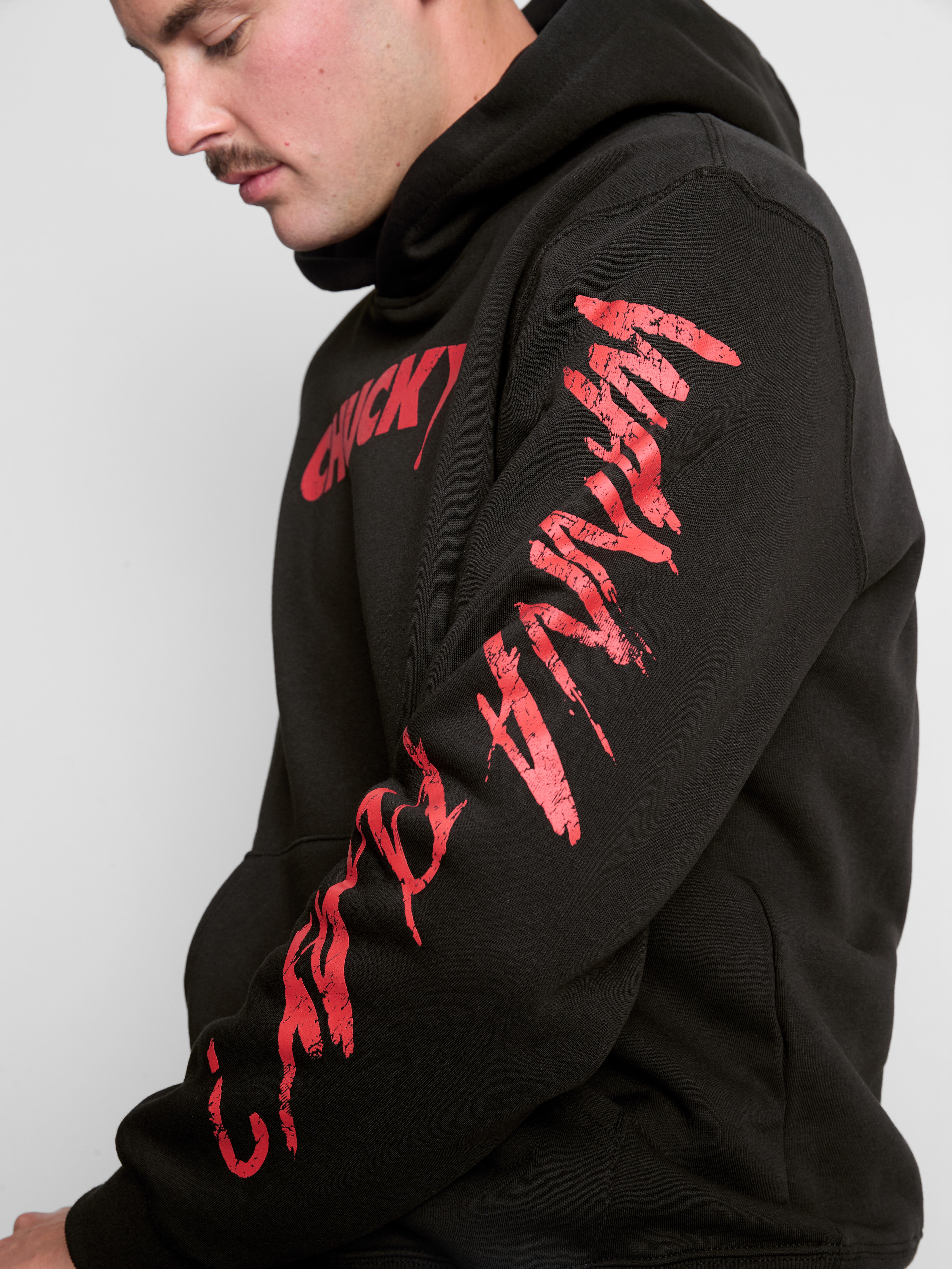 Sweat à capuche en coton majoritaire à motif Chucky