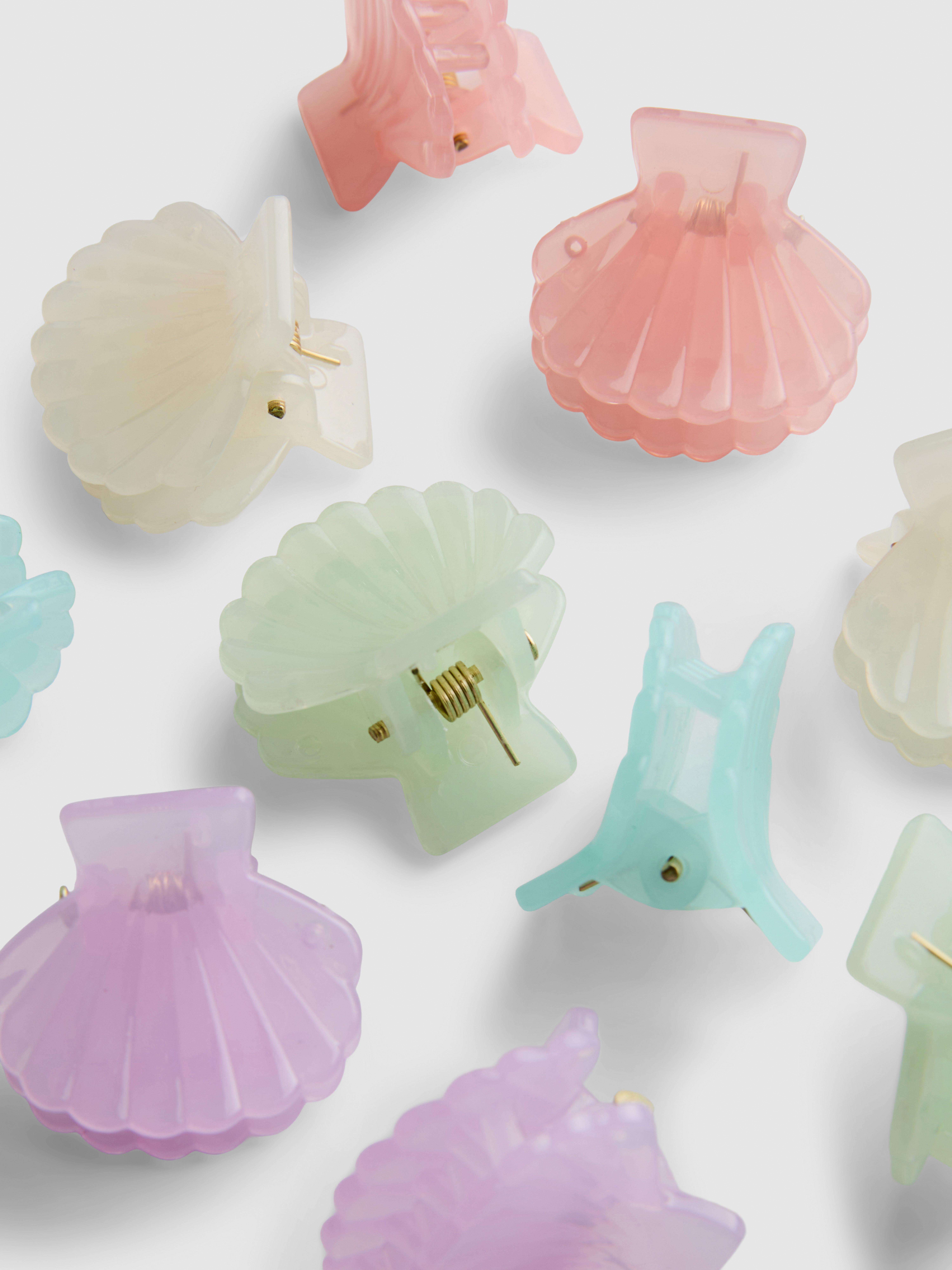 10pk Shell Hair Clips