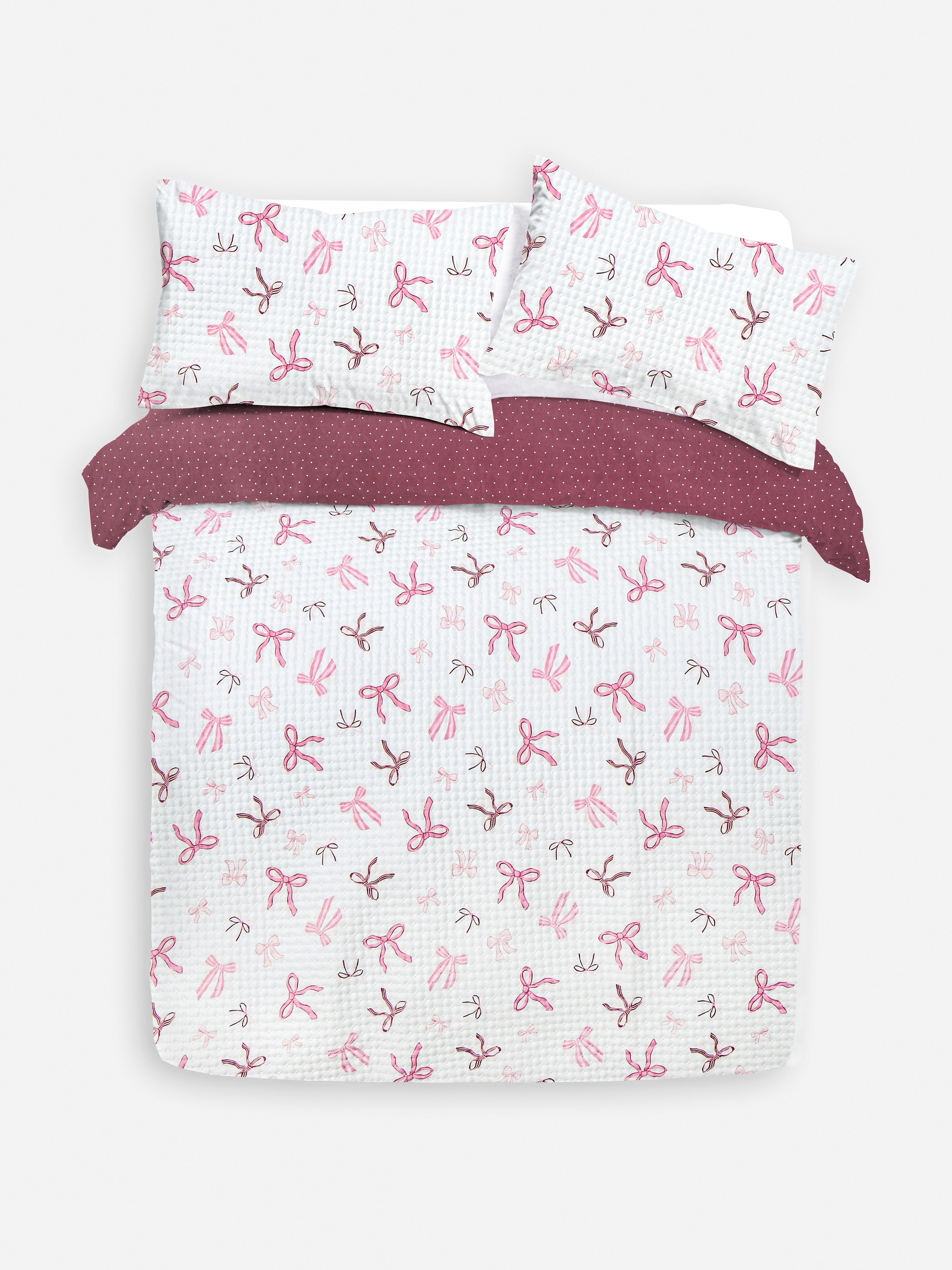 Bow Pinsonic Double Duvet Cover Set
