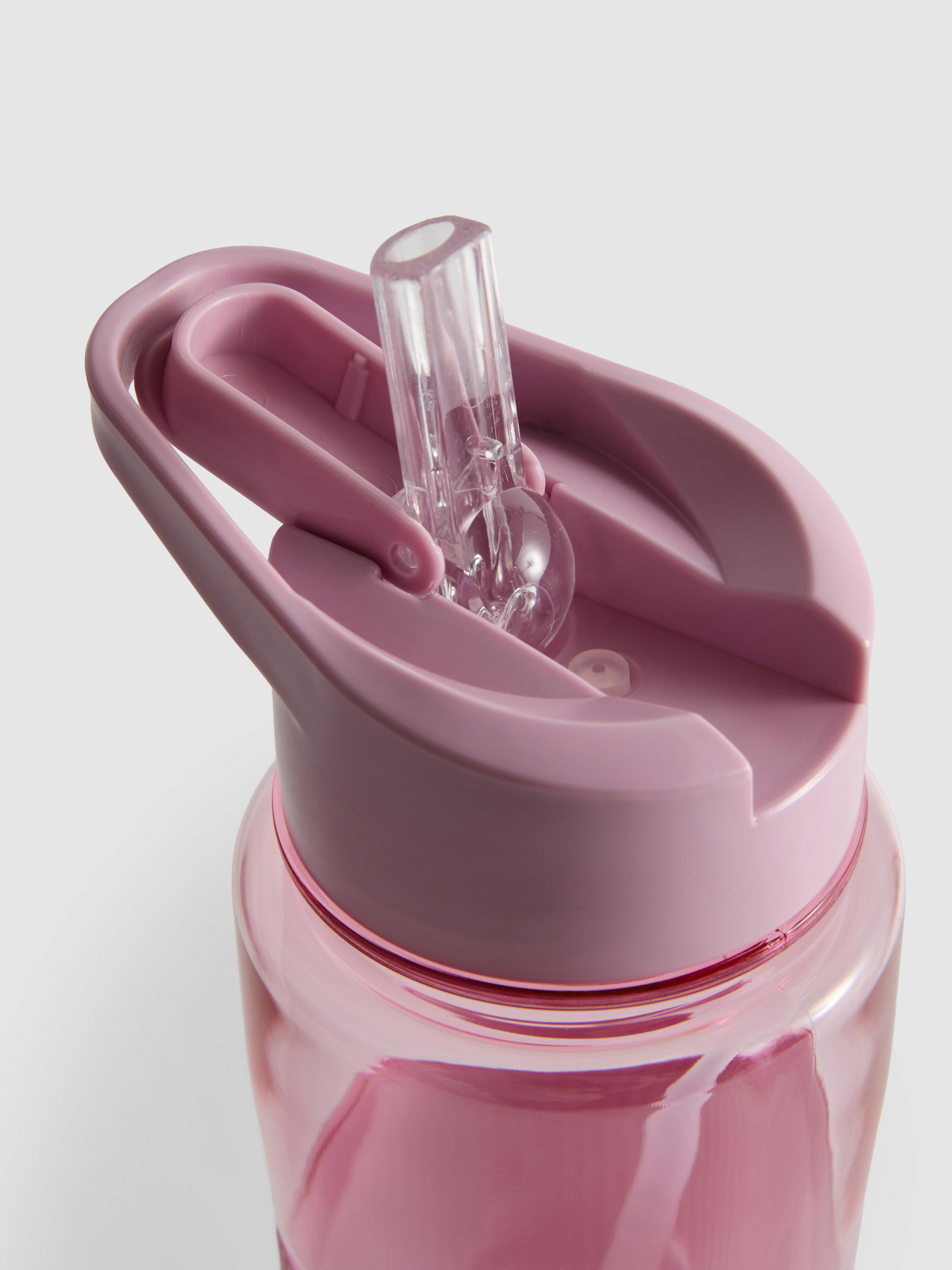 Flip Straw Water Bottle