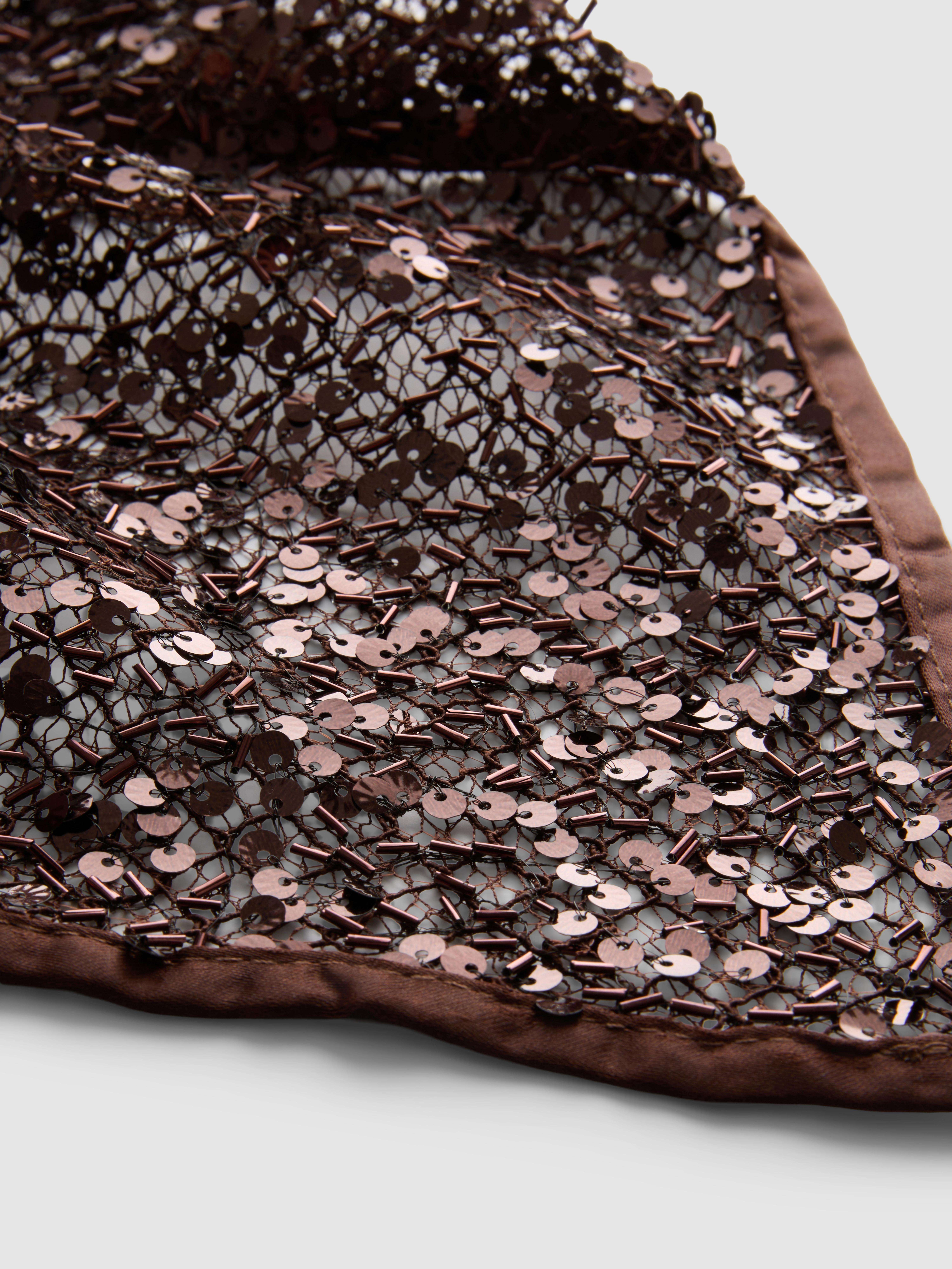 Foulard bandana à sequins
