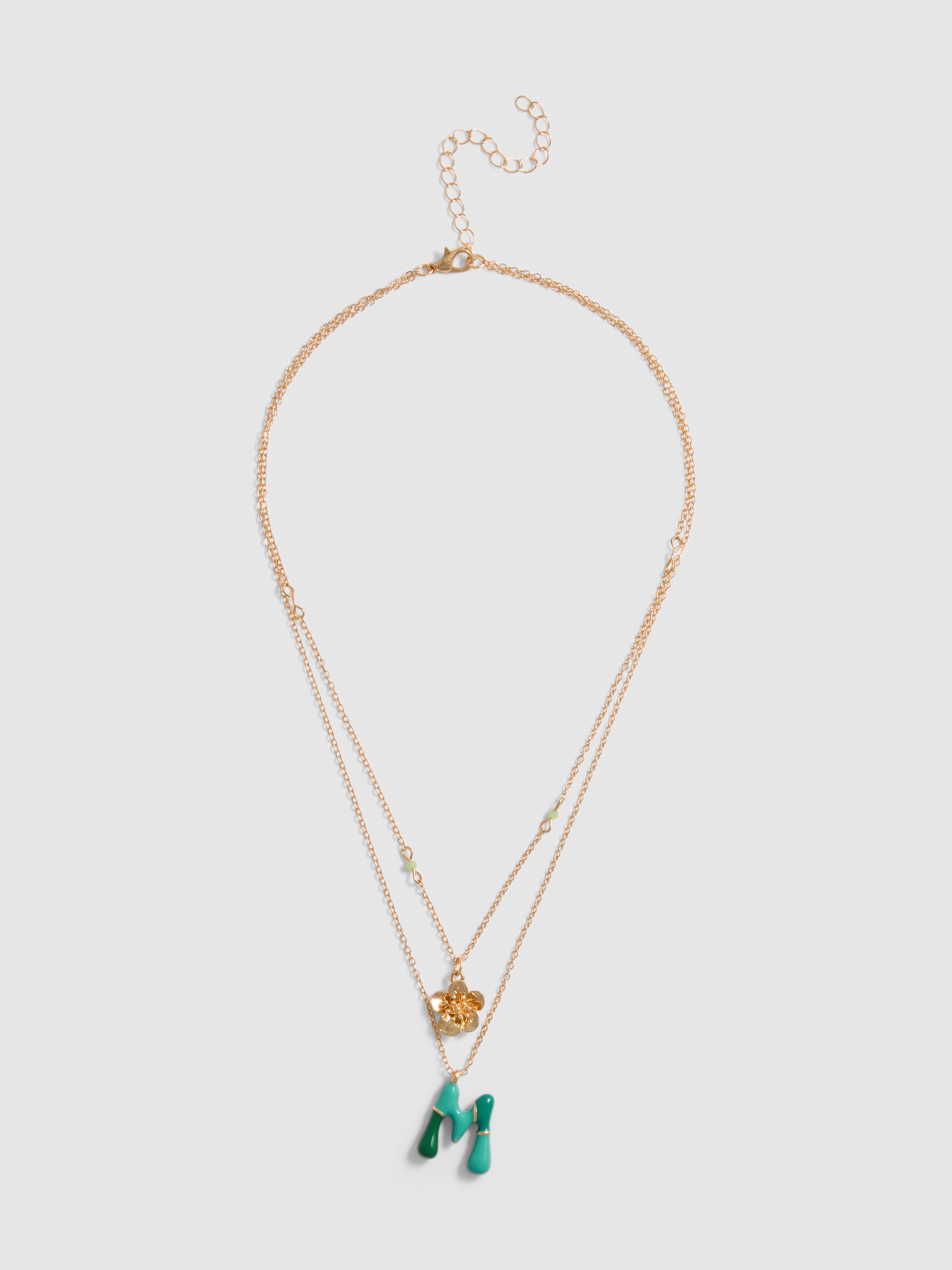 Initial Layered Necklace