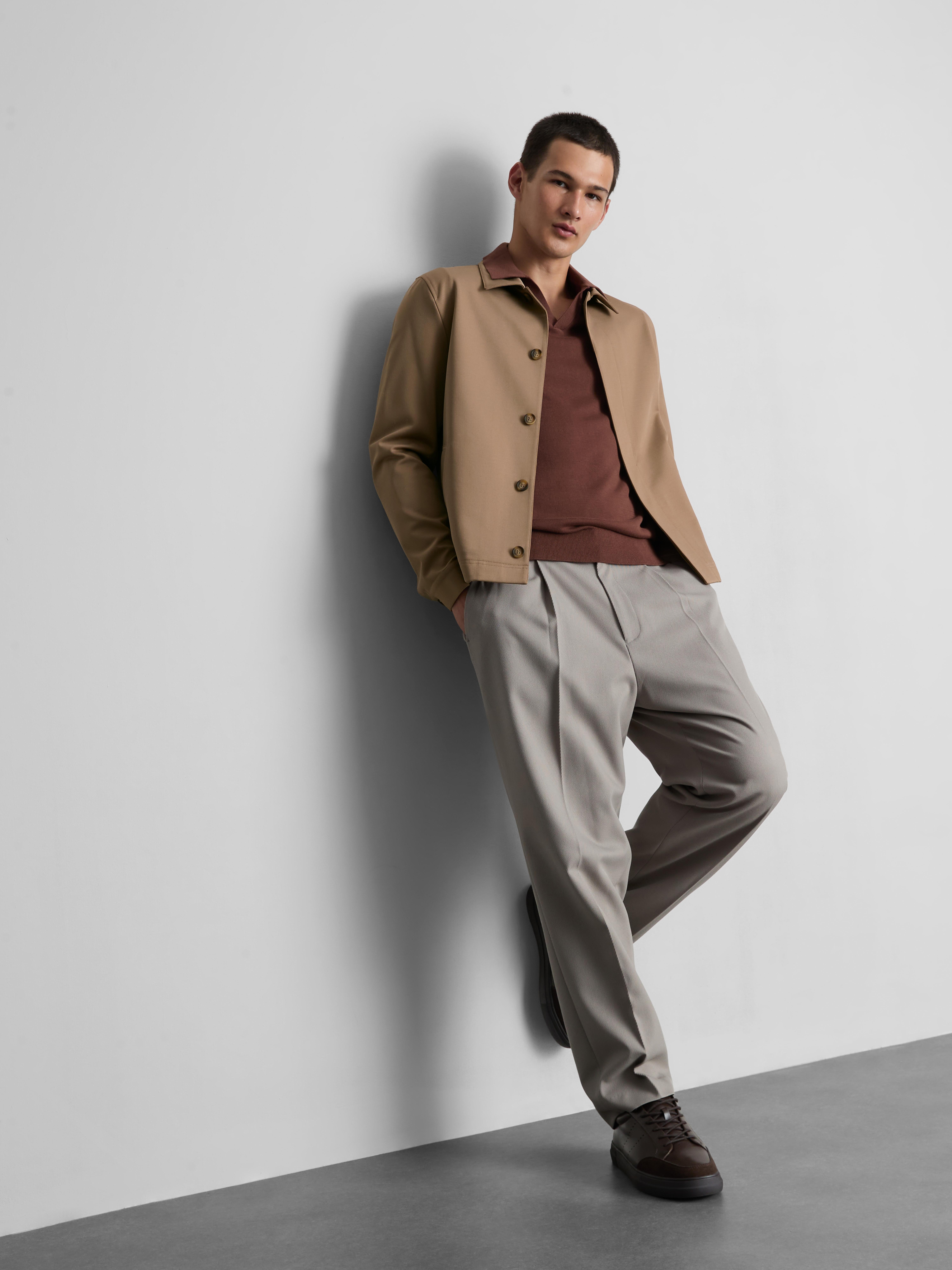 The Edit Regular Fit Collared Jacket
