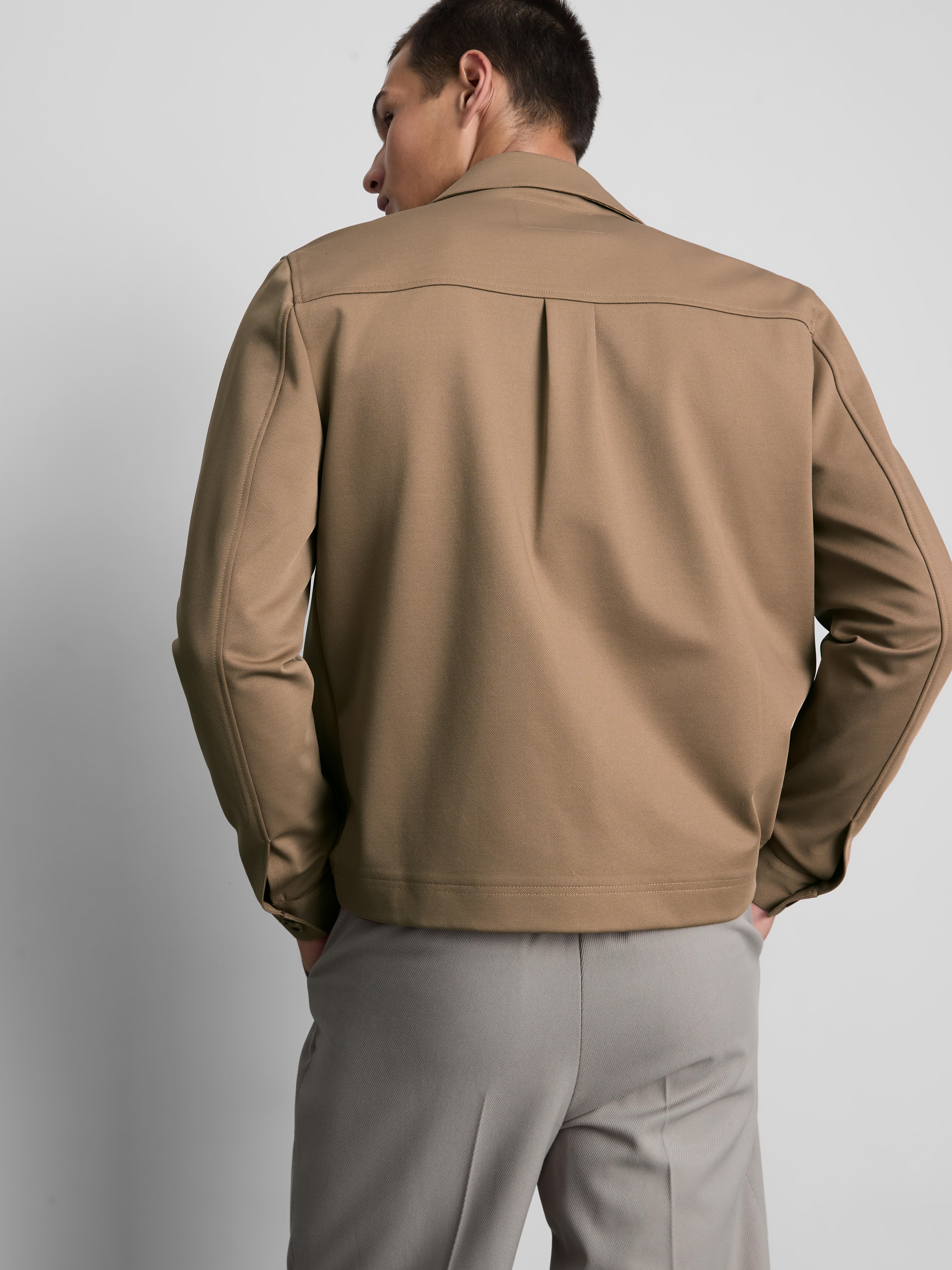The Edit Regular Fit Collared Jacket