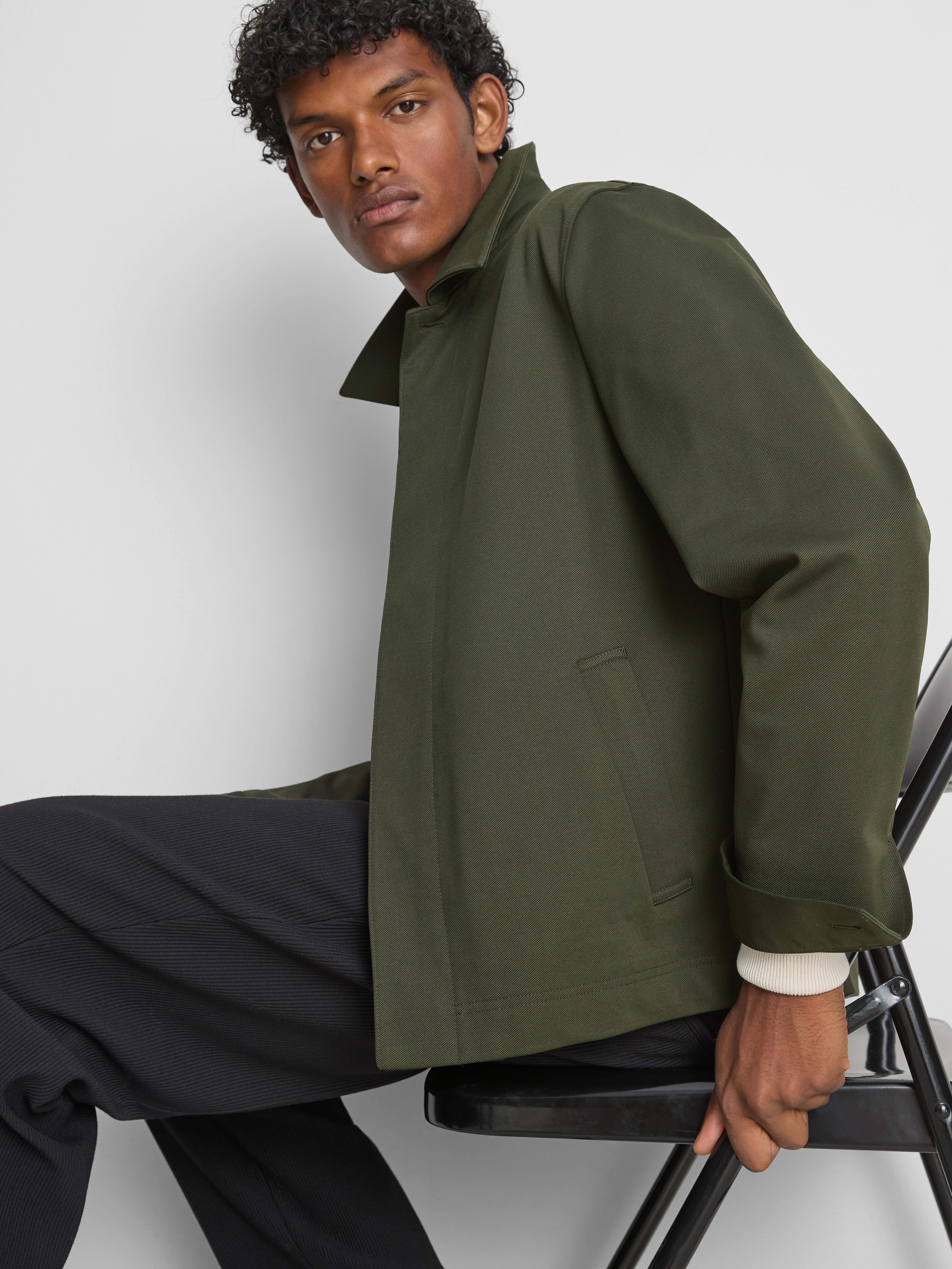 The Edit Regular Fit Collared Jacket