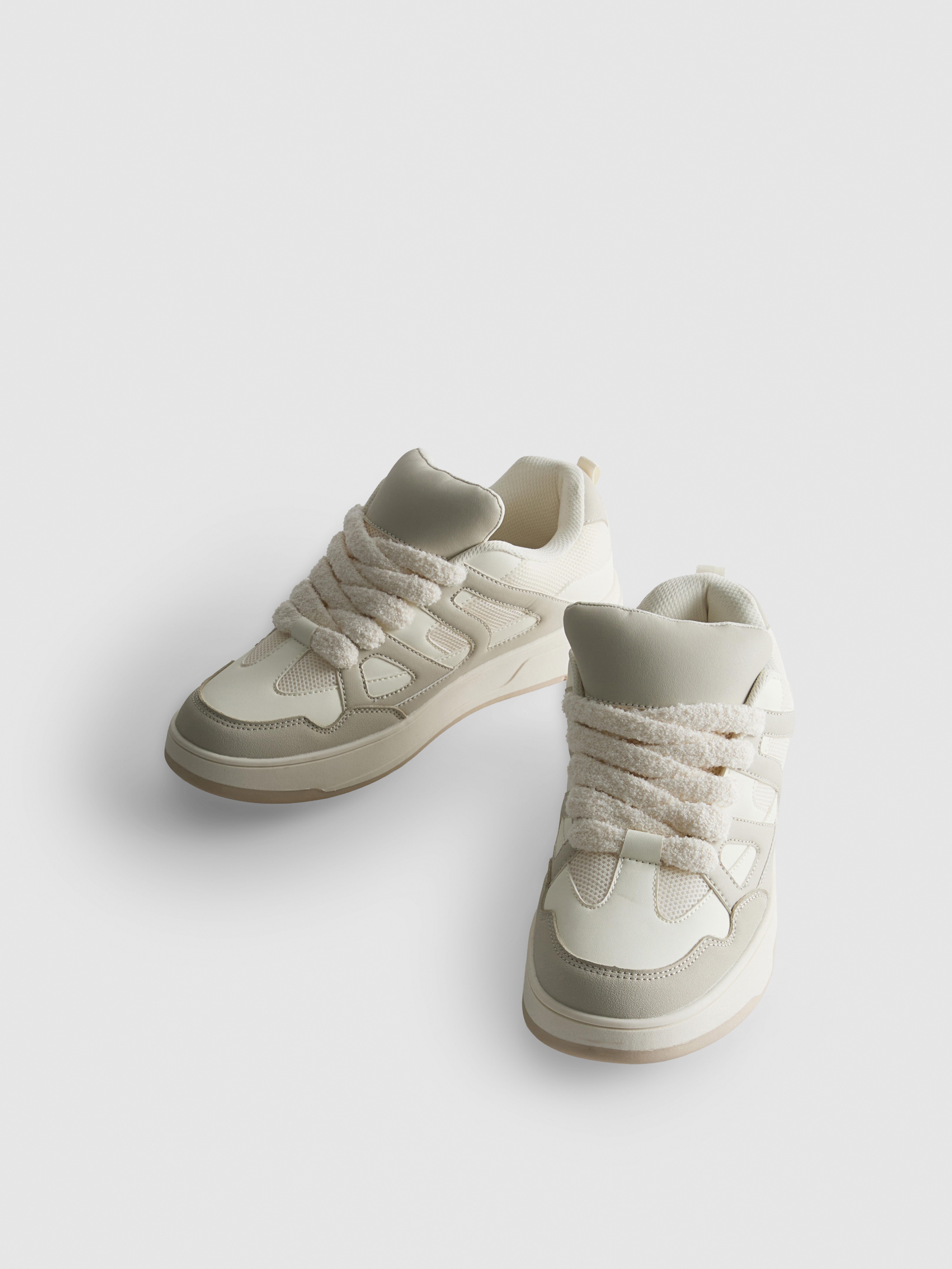 Paneled Skate Shoes