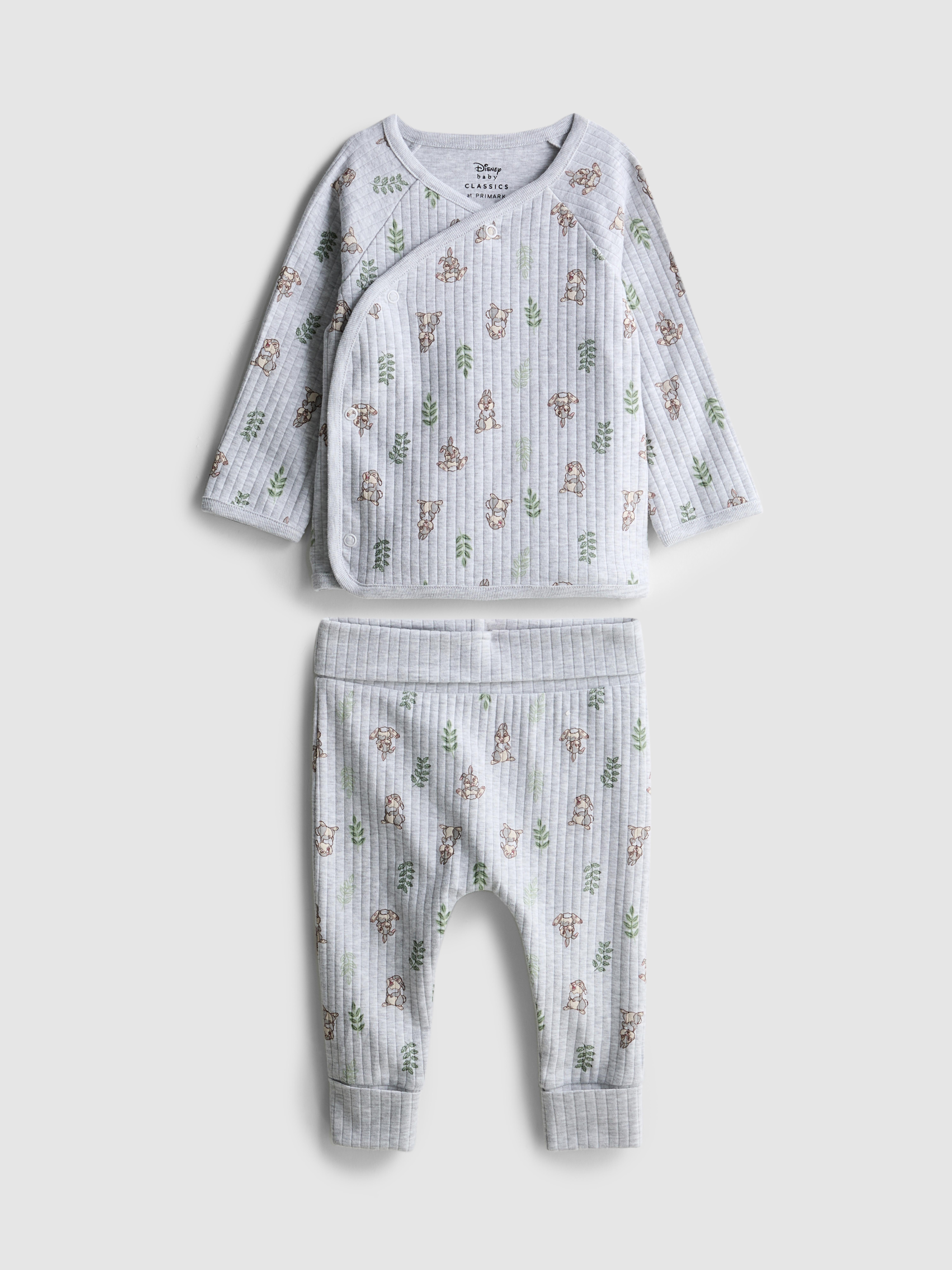 0-18mths | Disney’s Bambi Thumper Wrap Top and Leggings Newborn Set
