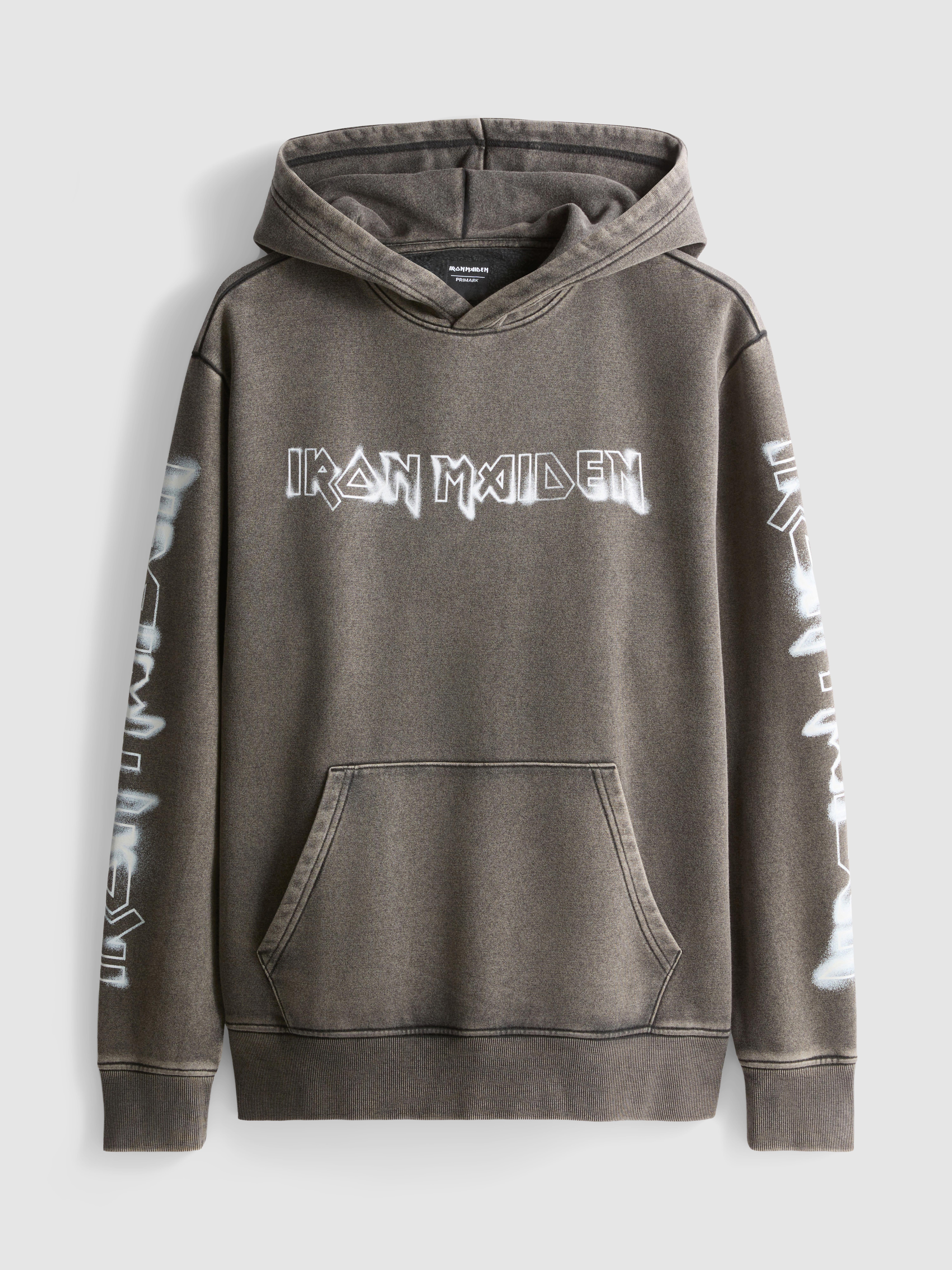Sweat à capuche et motif Iron Maiden