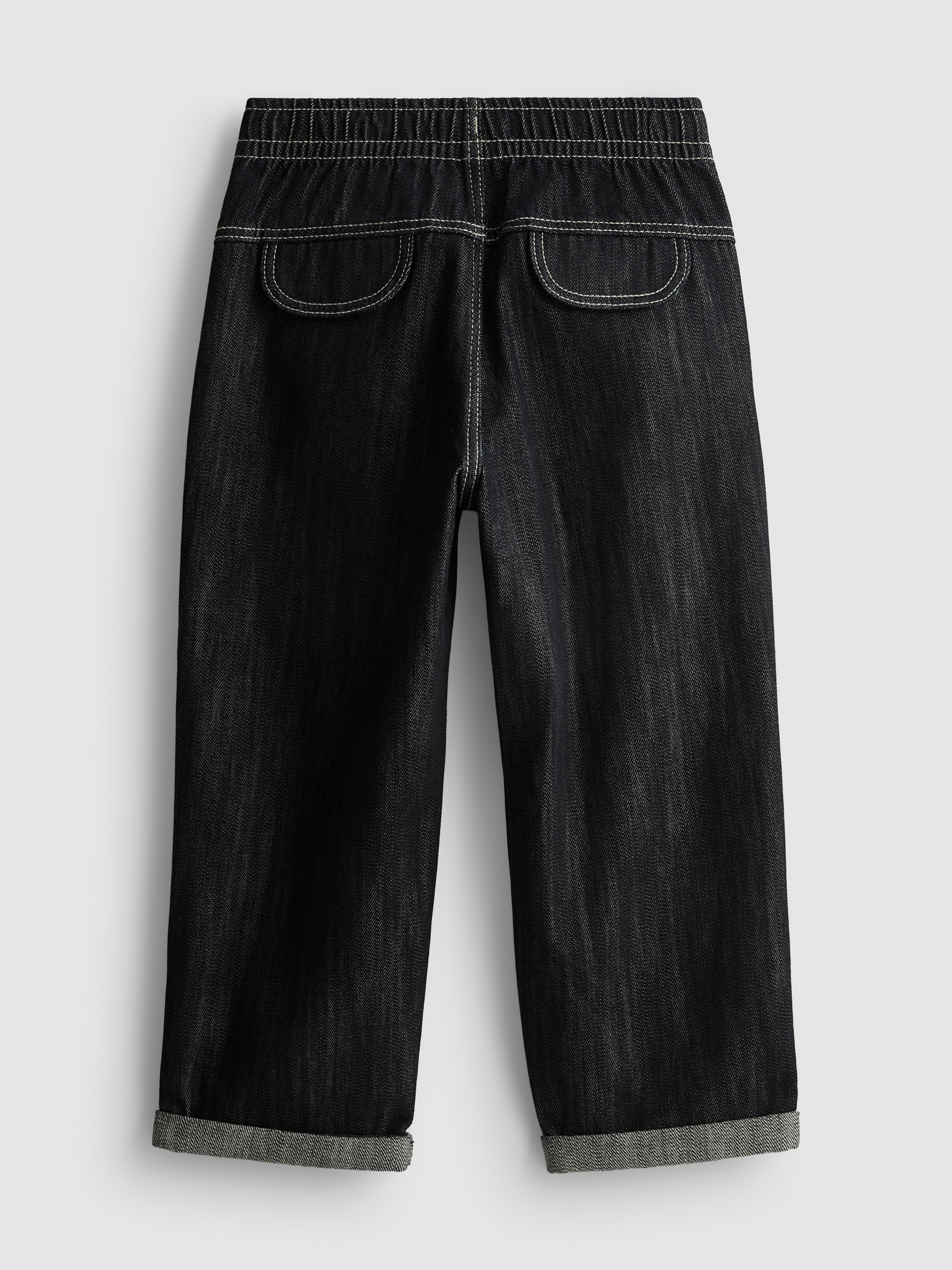 1-12yrs | The Edit Pure Cotton Cuffed Wide-Leg Jeans