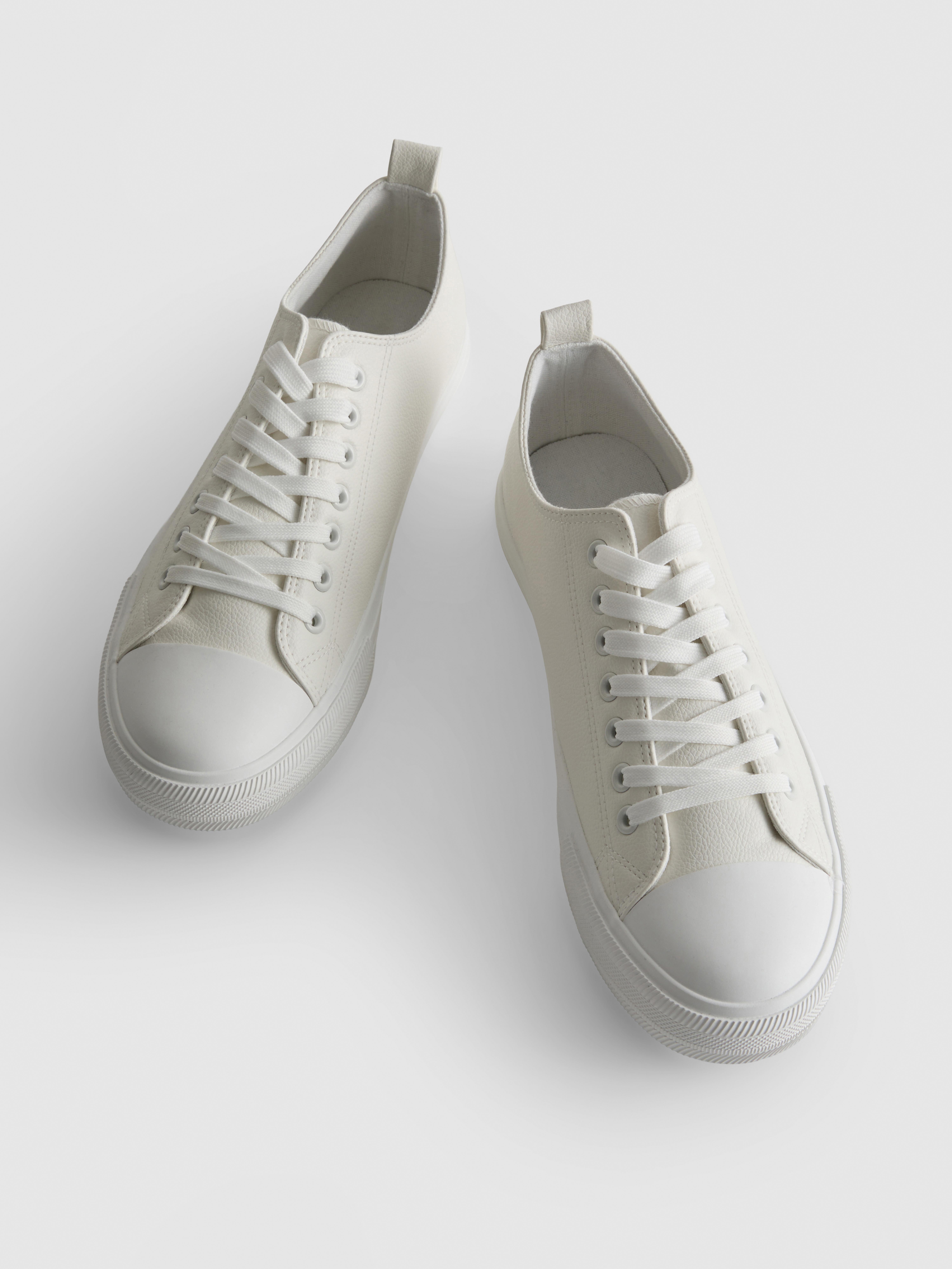 Scarpe da ginnastica basse in pelle sintetica