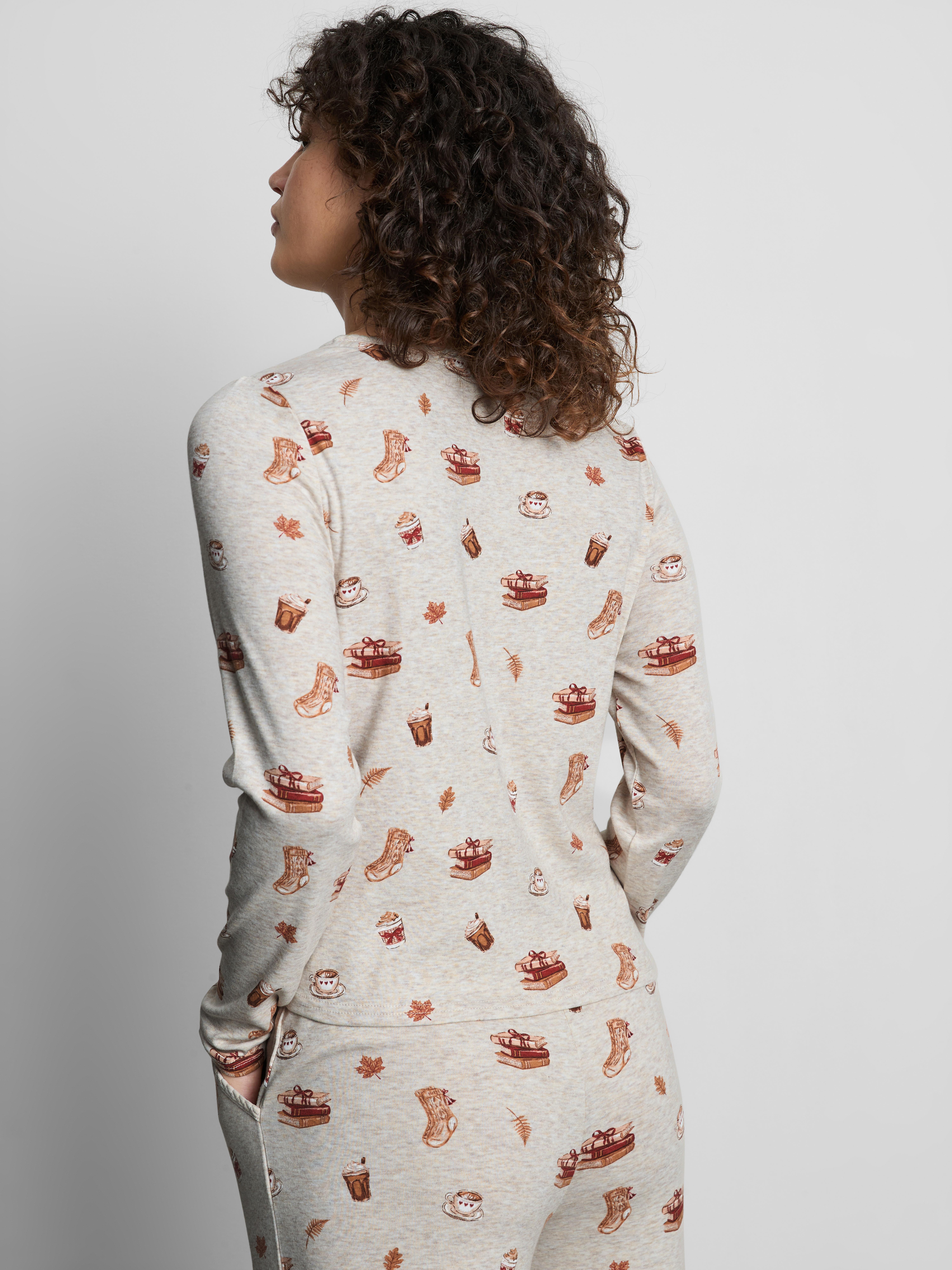 Fall Icons Pajama Top