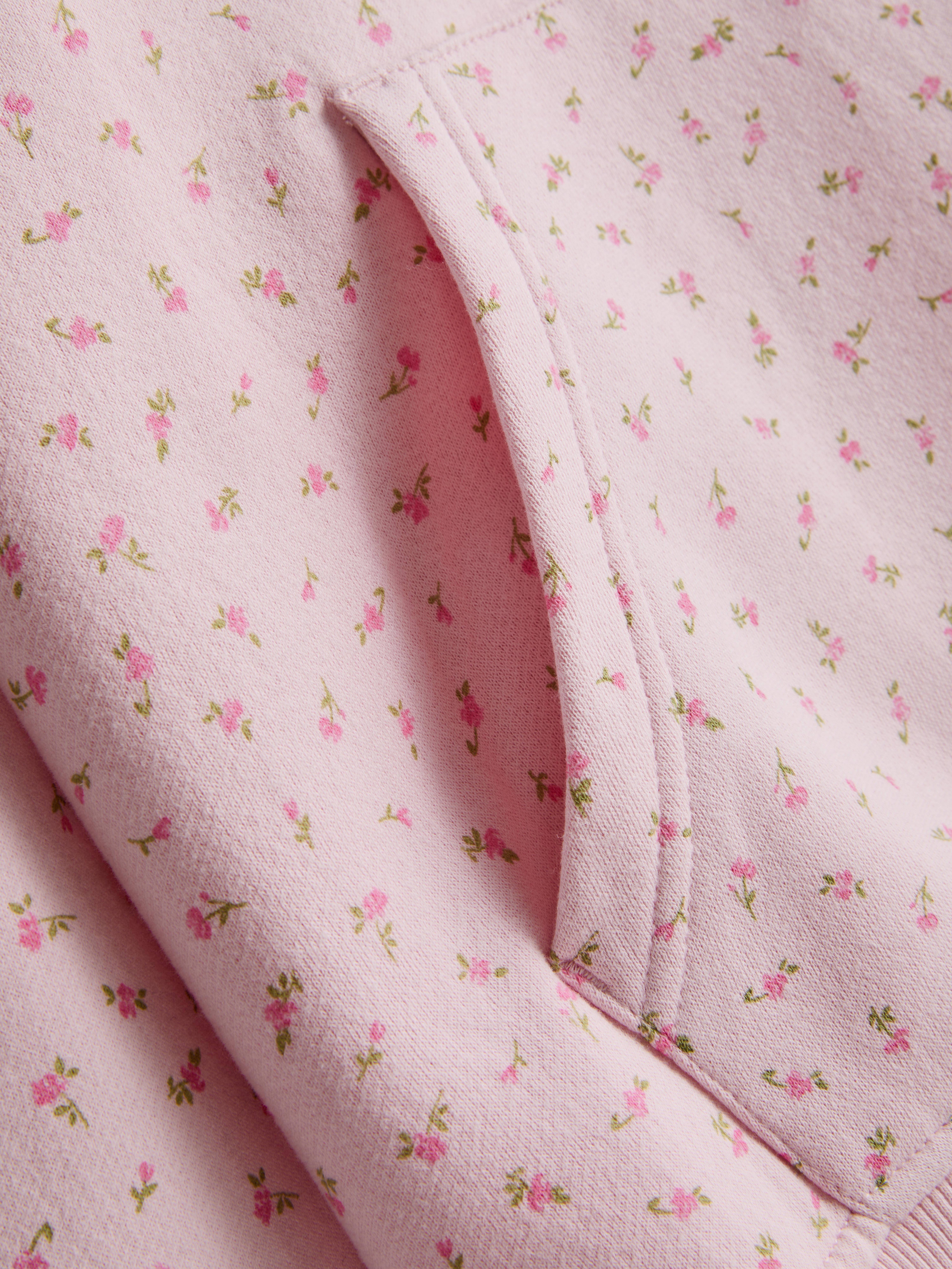 7-15yrs | Cotton-Rich Ditsy Floral Hoodie