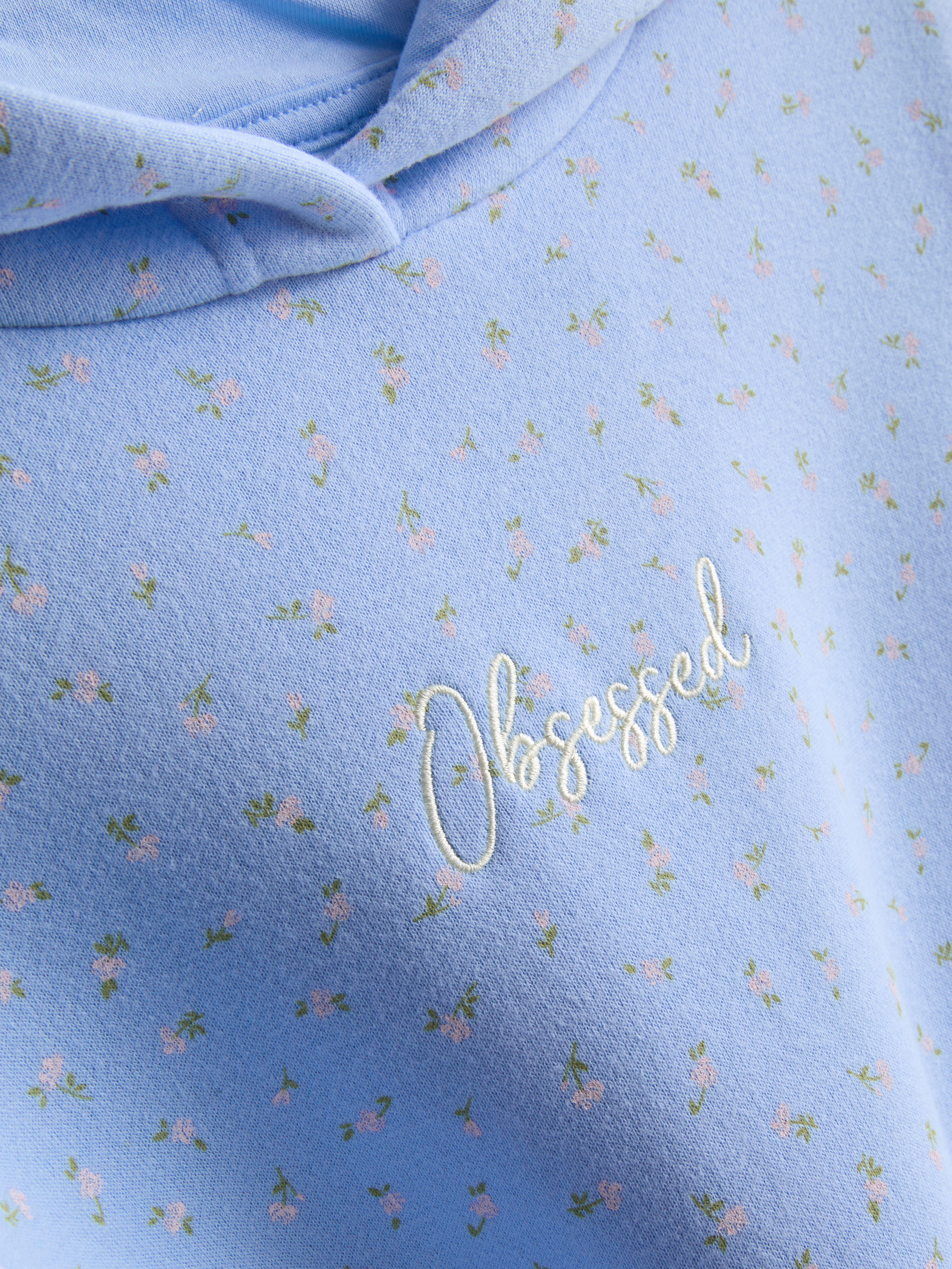 7-15yrs | Cotton-Rich Ditsy Floral Hoodie