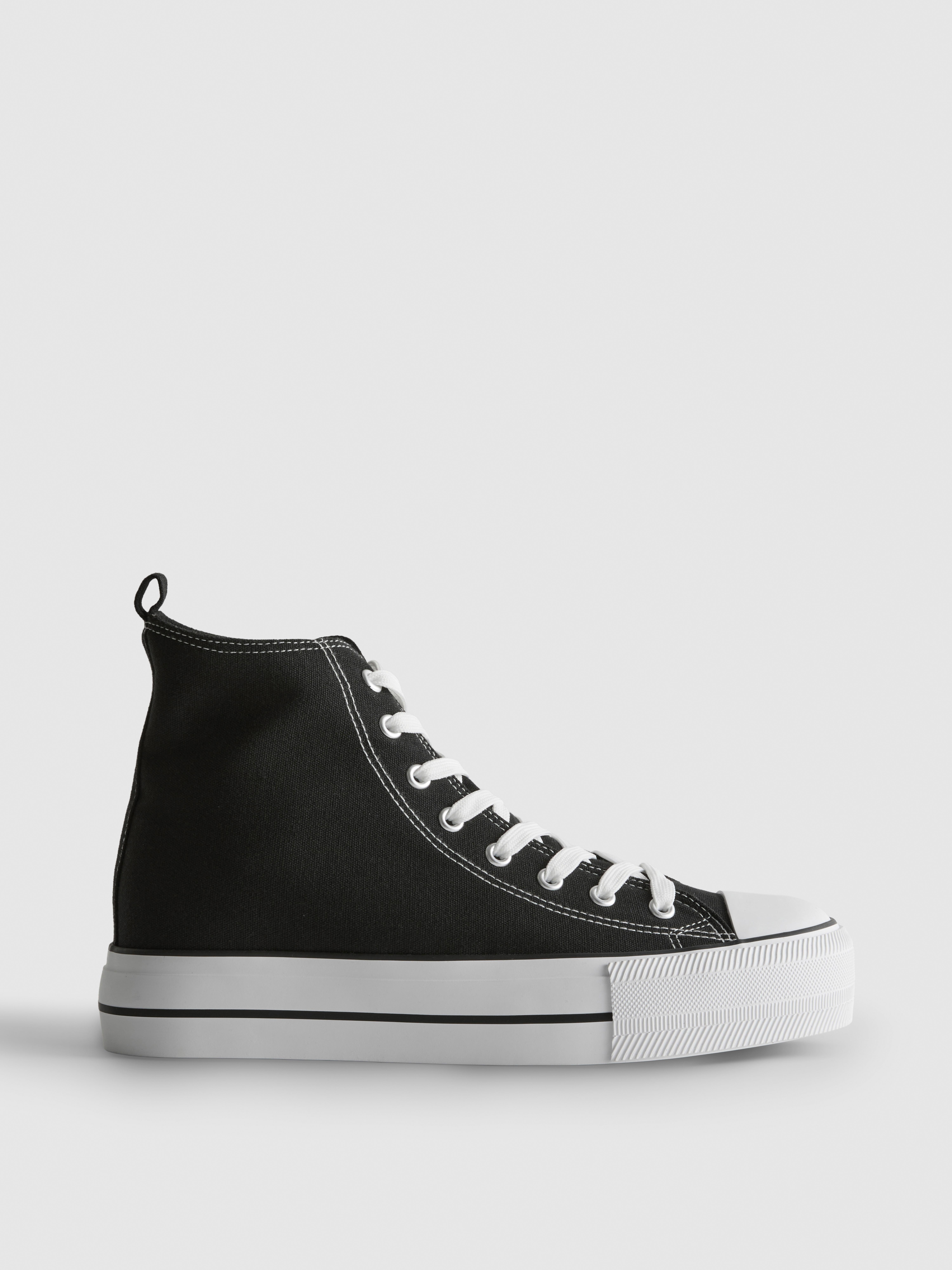Hoge canvas sneakers