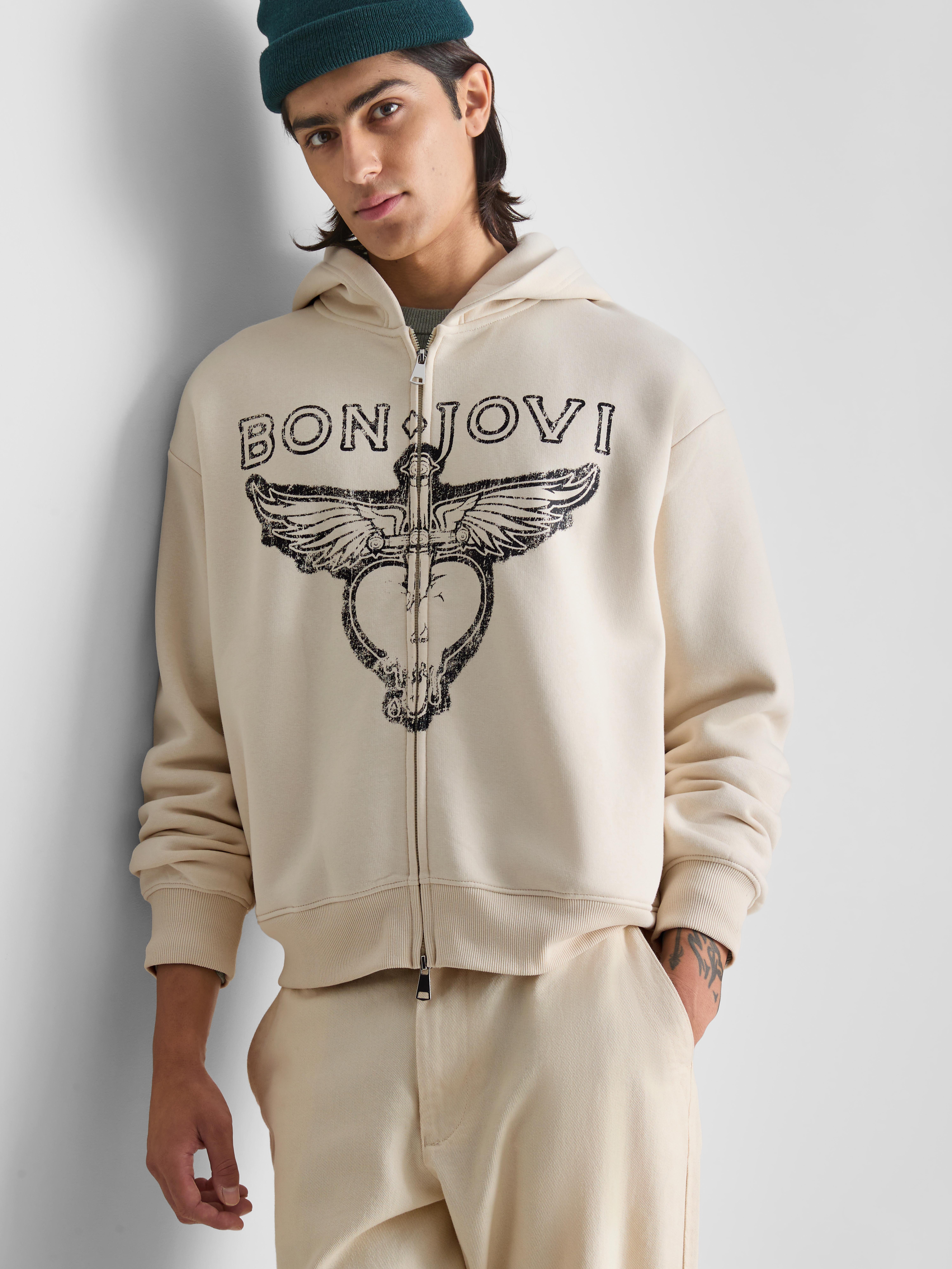 Bon Jovi Zip-Up Hoodie