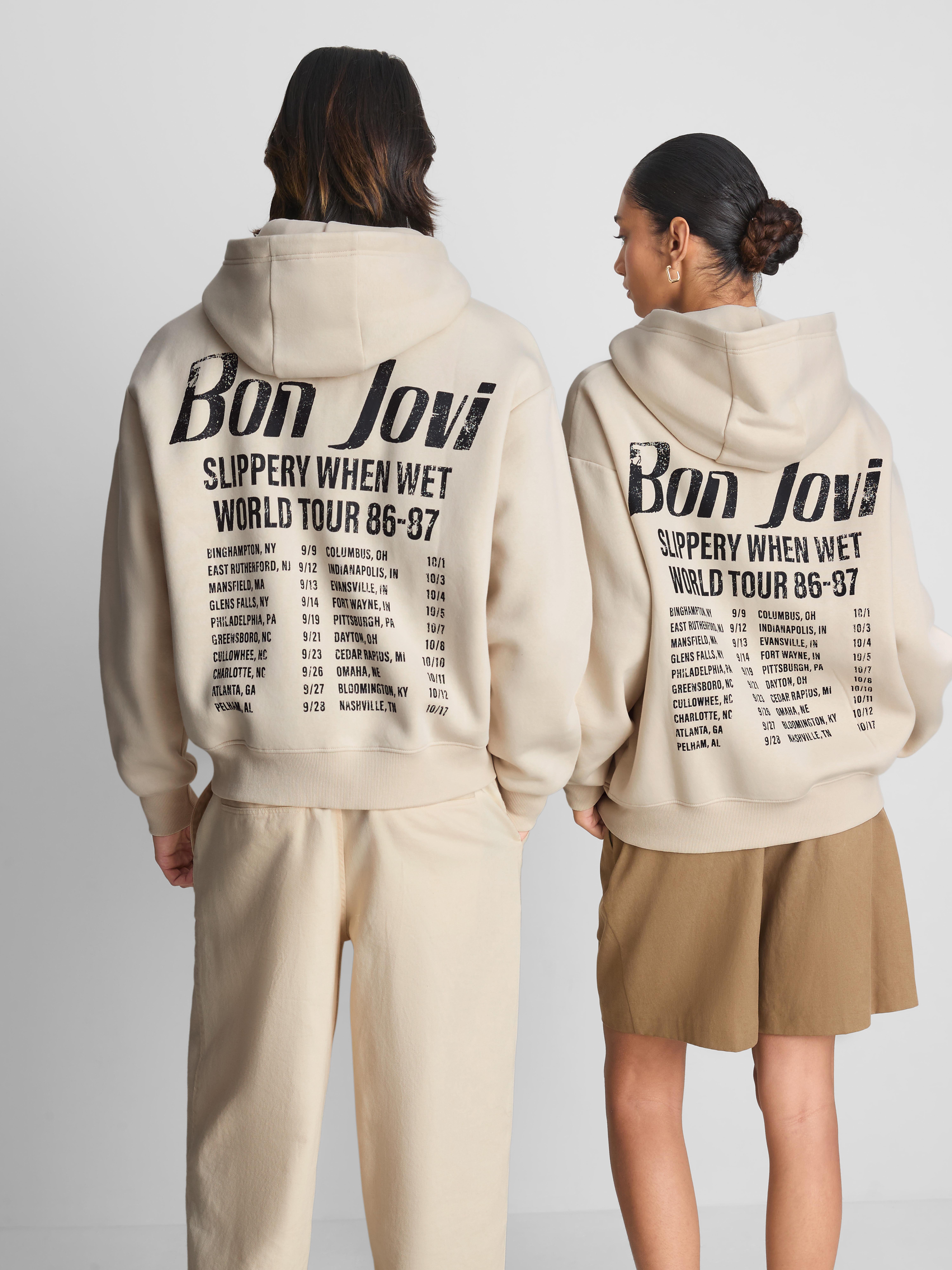 Bon Jovi Zip-Up Hoodie