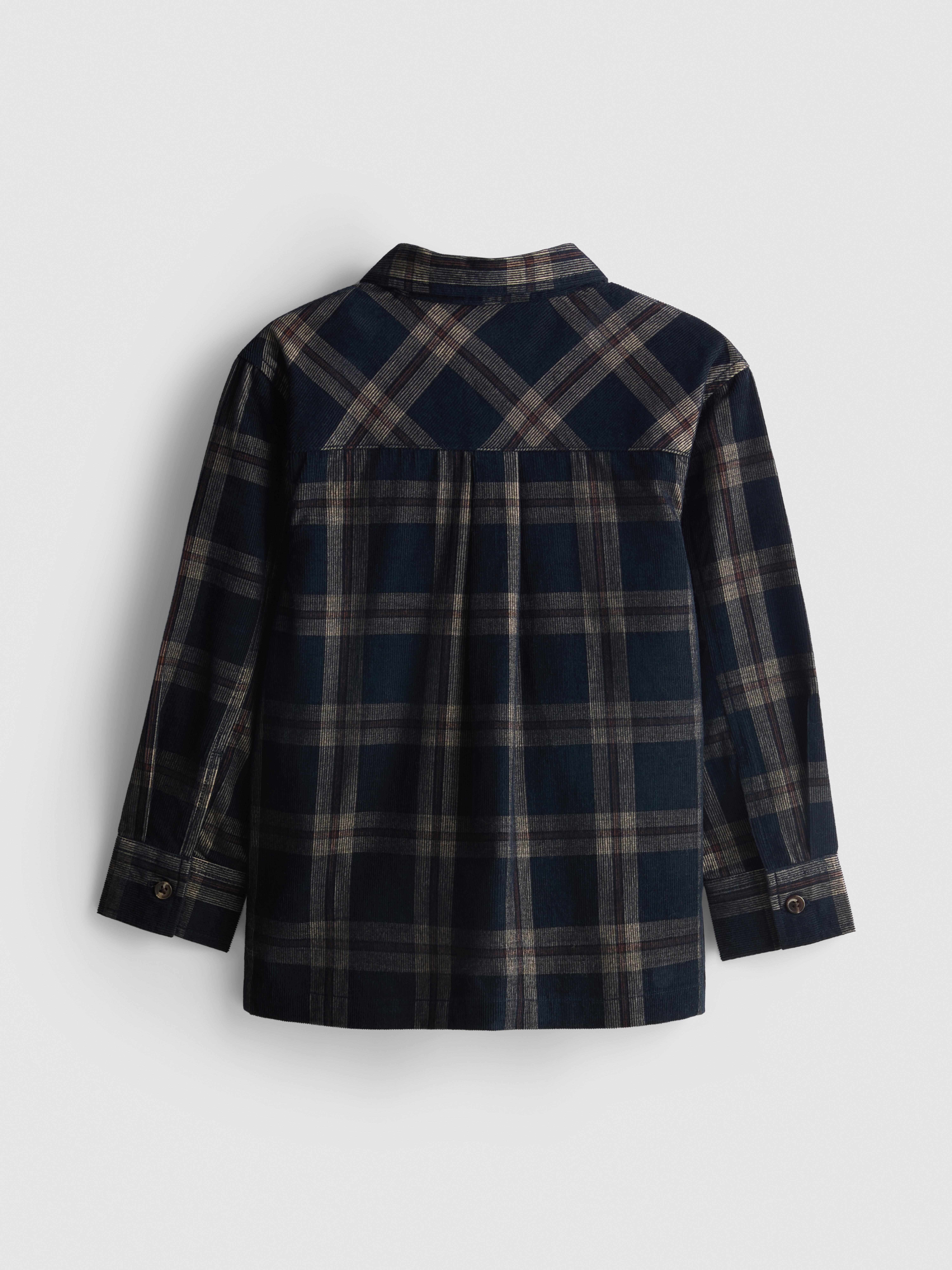 1-10yrs | Pure Cotton Plaid Overshirt