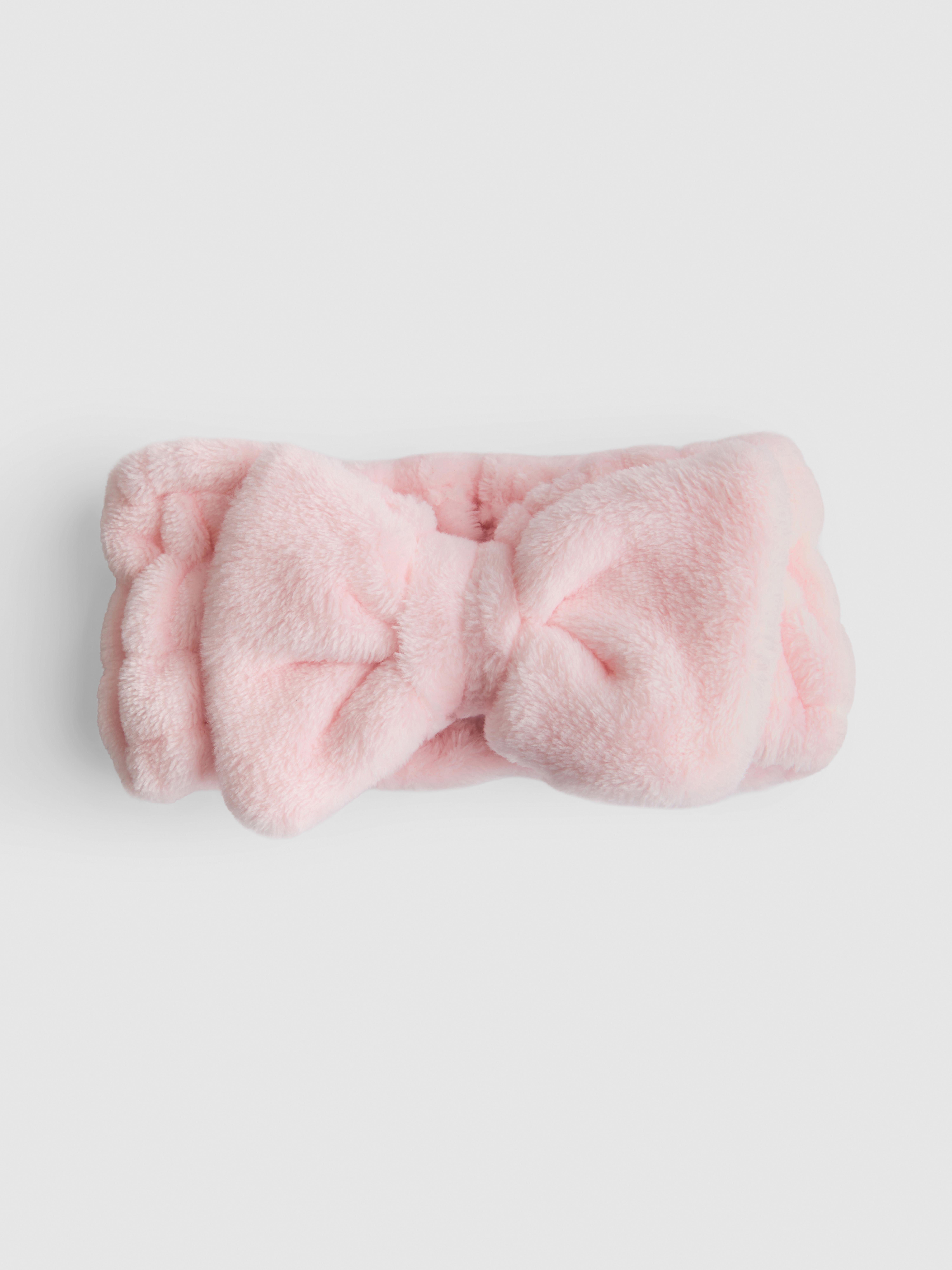 Bandeau pelucheux à nœud