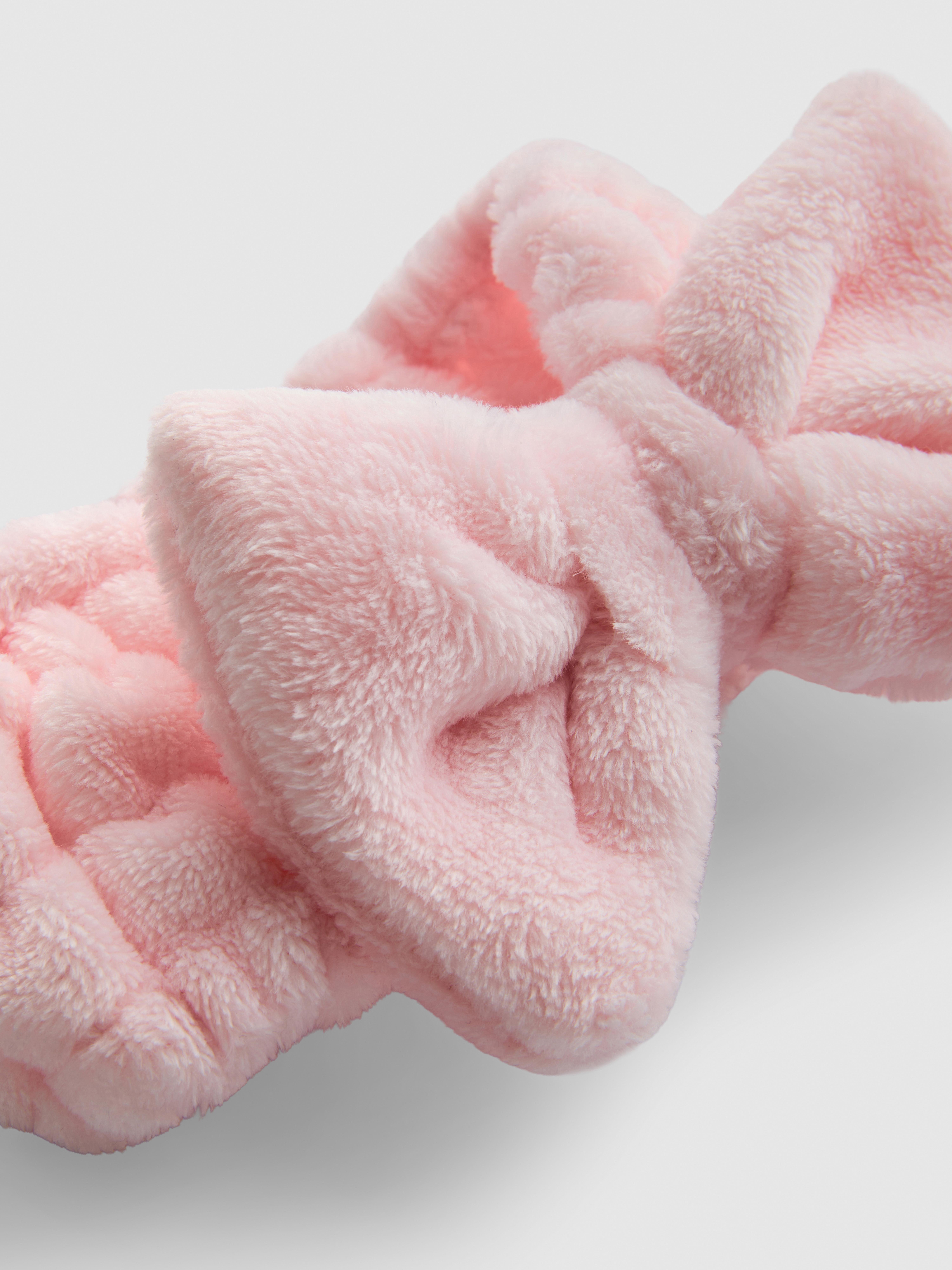 Bandeau pelucheux à nœud
