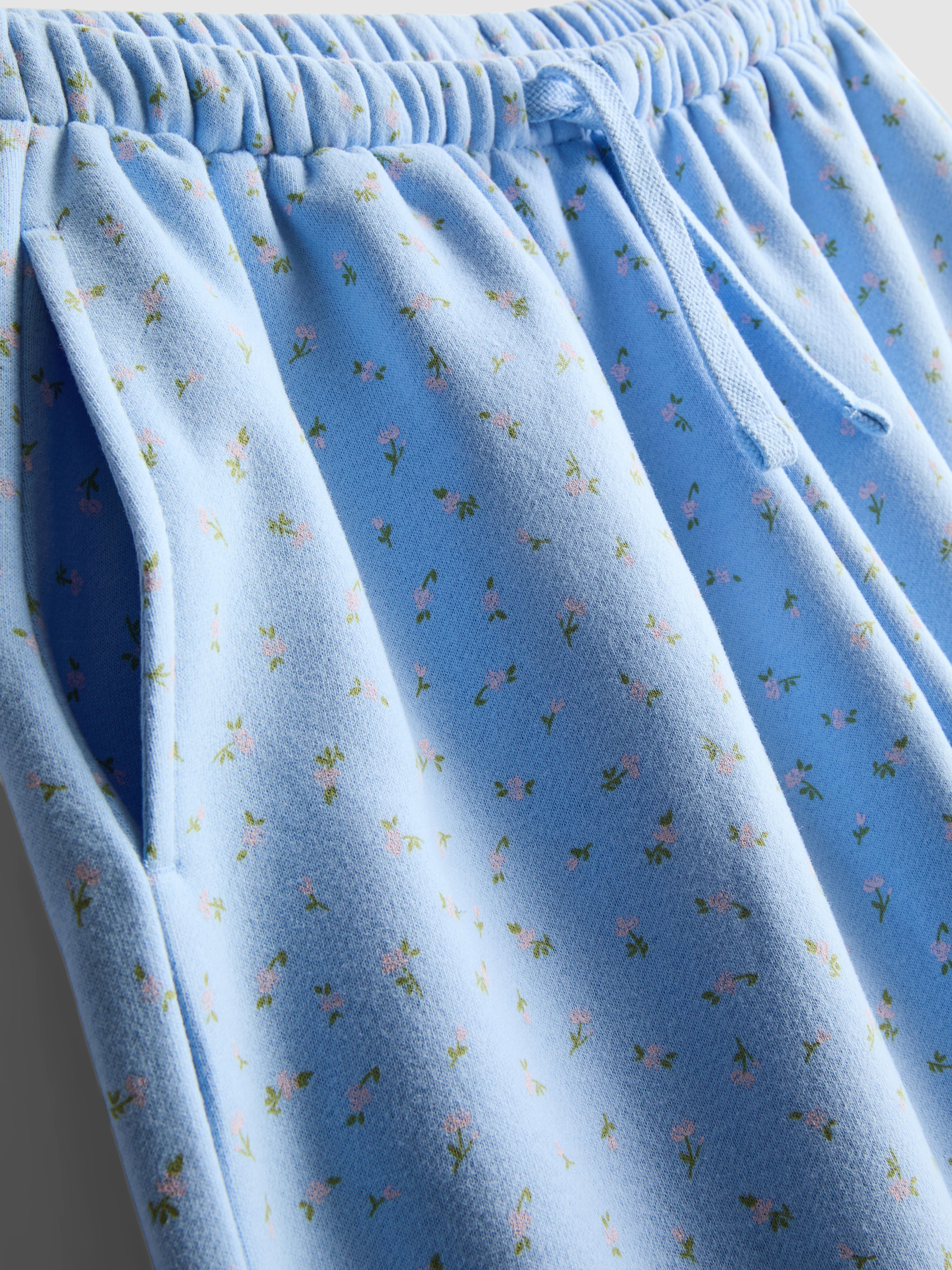 7-15yrs | Cotton Rich Ditsy Floral Balloon Leg Cuffed Joggers